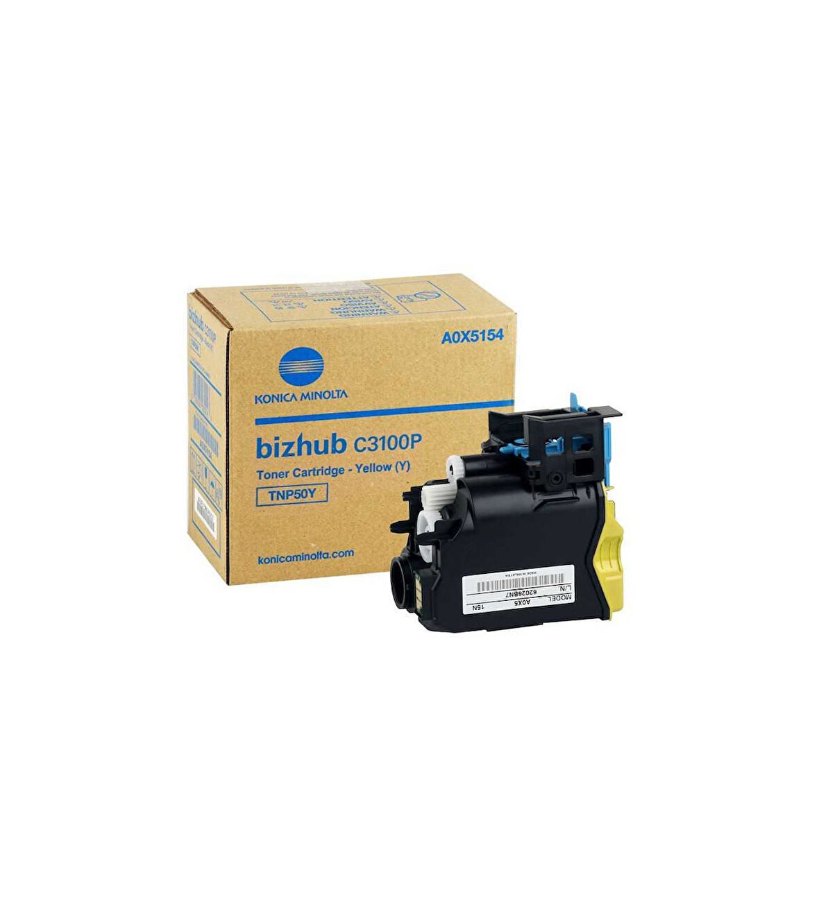Konica Minolta BizHub TNP50Y/C3100P Sarı Orjinal Toner