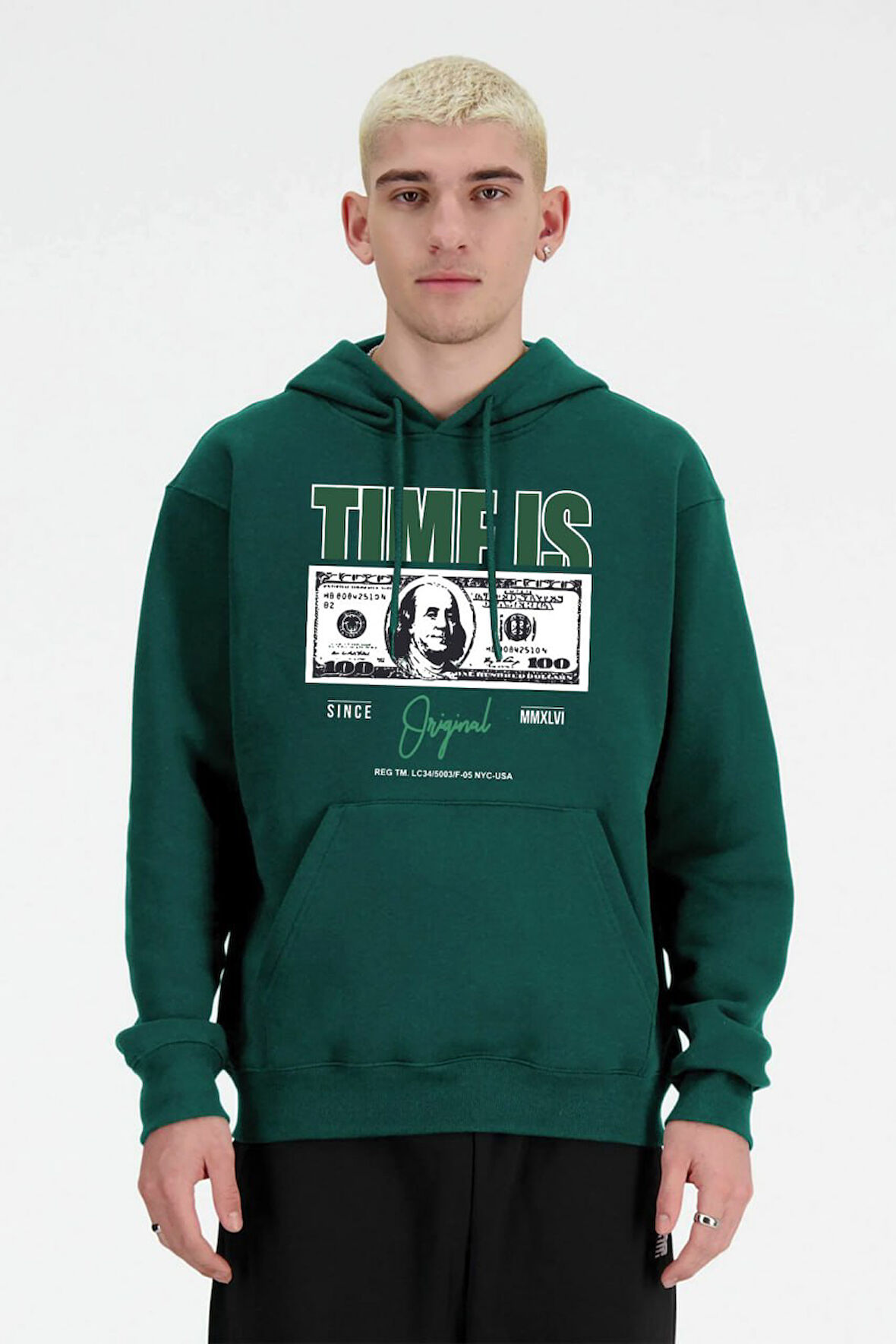 Baskılı Kapşonlu Sweatshirt FM1.103YÖ