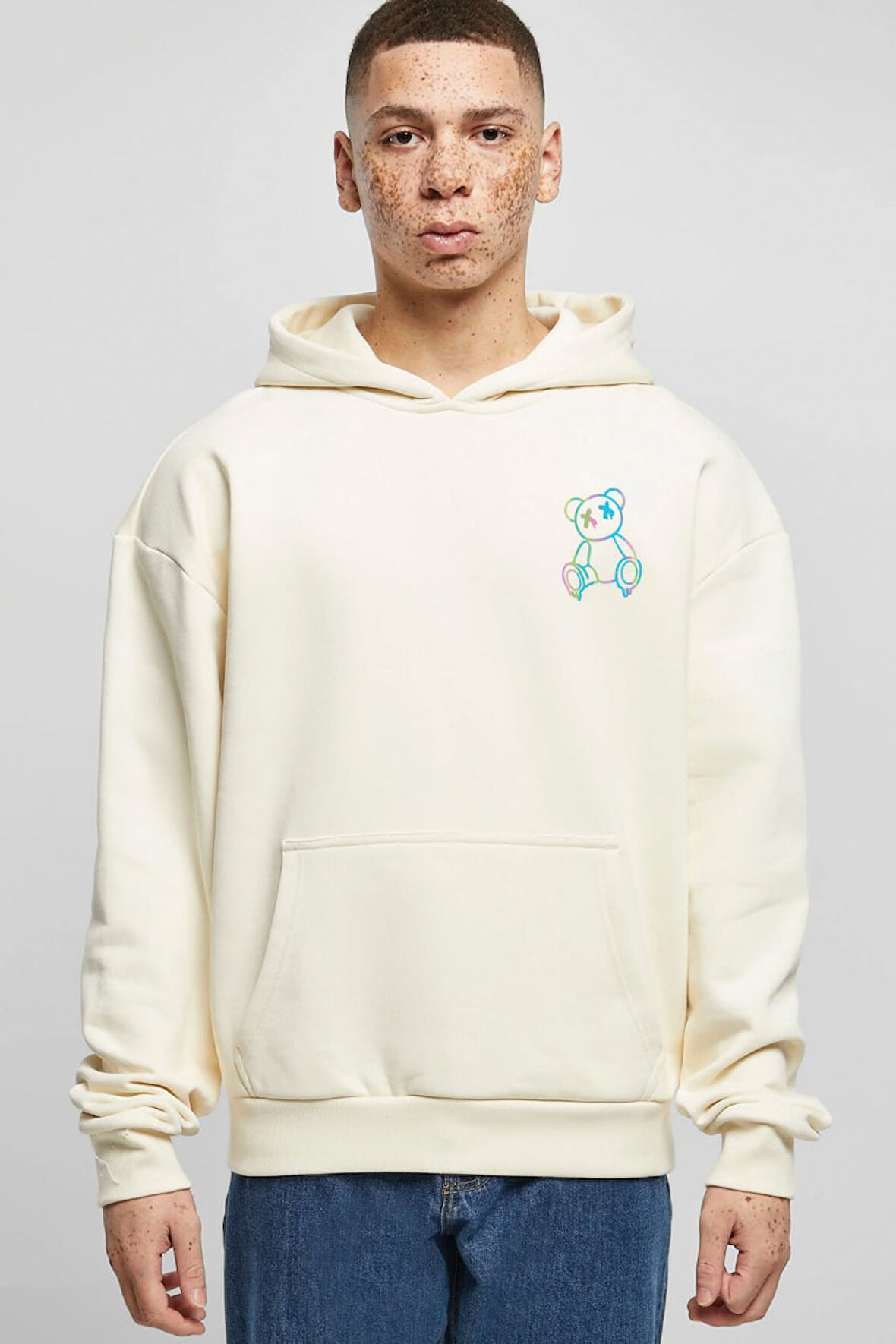 Baskılı Kapşonlu 3 İplik Sweatshirt FM1.112BJÖ
