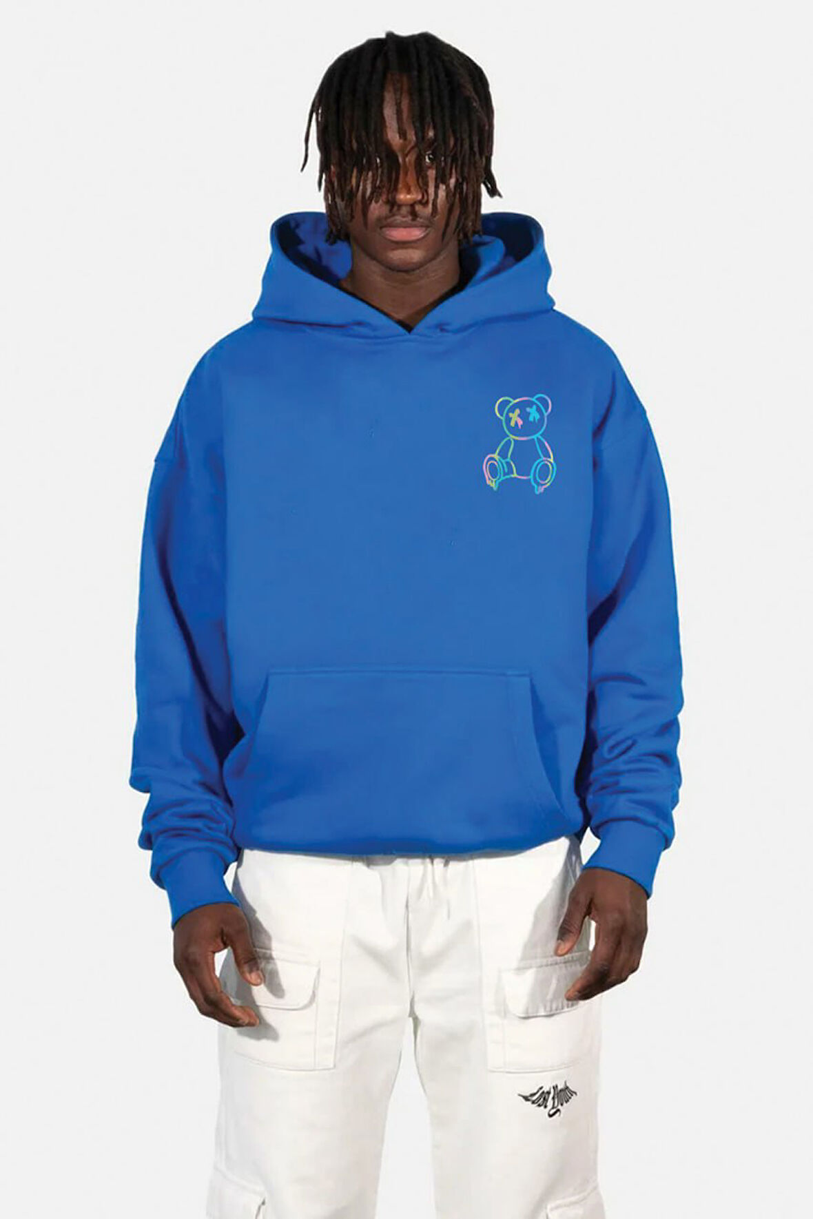 Baskılı Kapşonlu 3 İplik Sweatshirt FM1.112MÖ