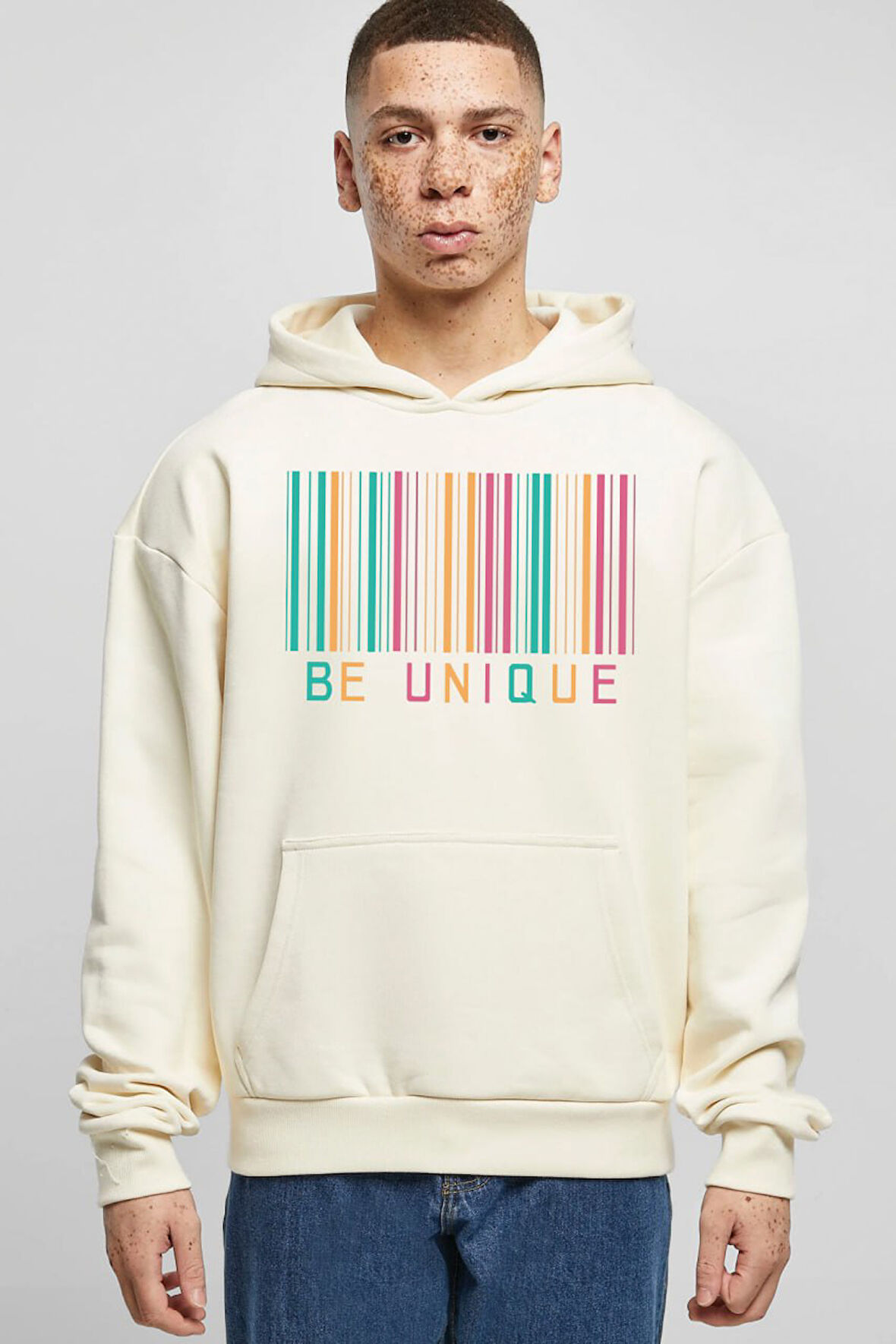 Baskılı Kapşonlu 3 İplik Sweatshirt FM1.115BJÖ