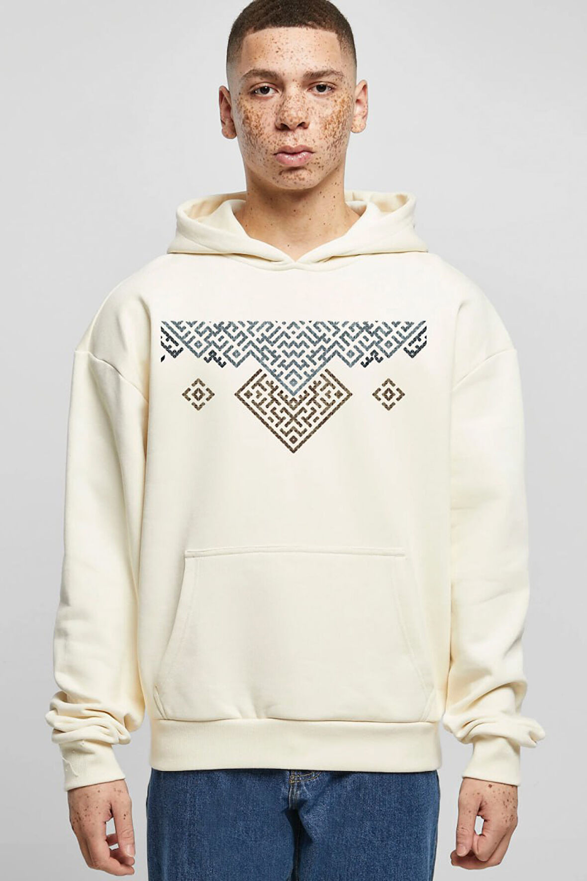 Baskılı Kapşonlu Sweatshirt FM1.118BJÖ