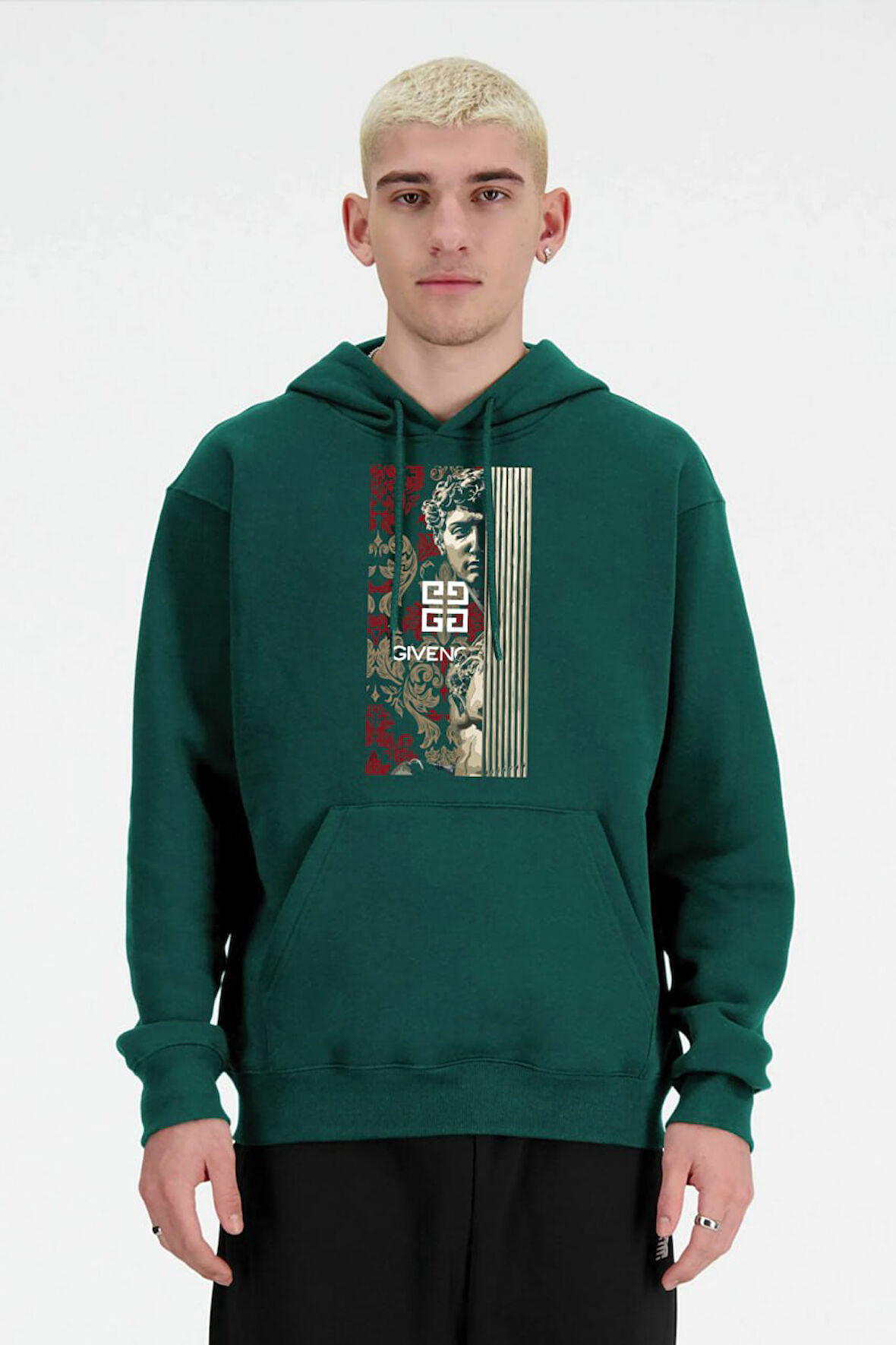 Baskılı Kapşonlu Sweatshirt FM1.120YÖ