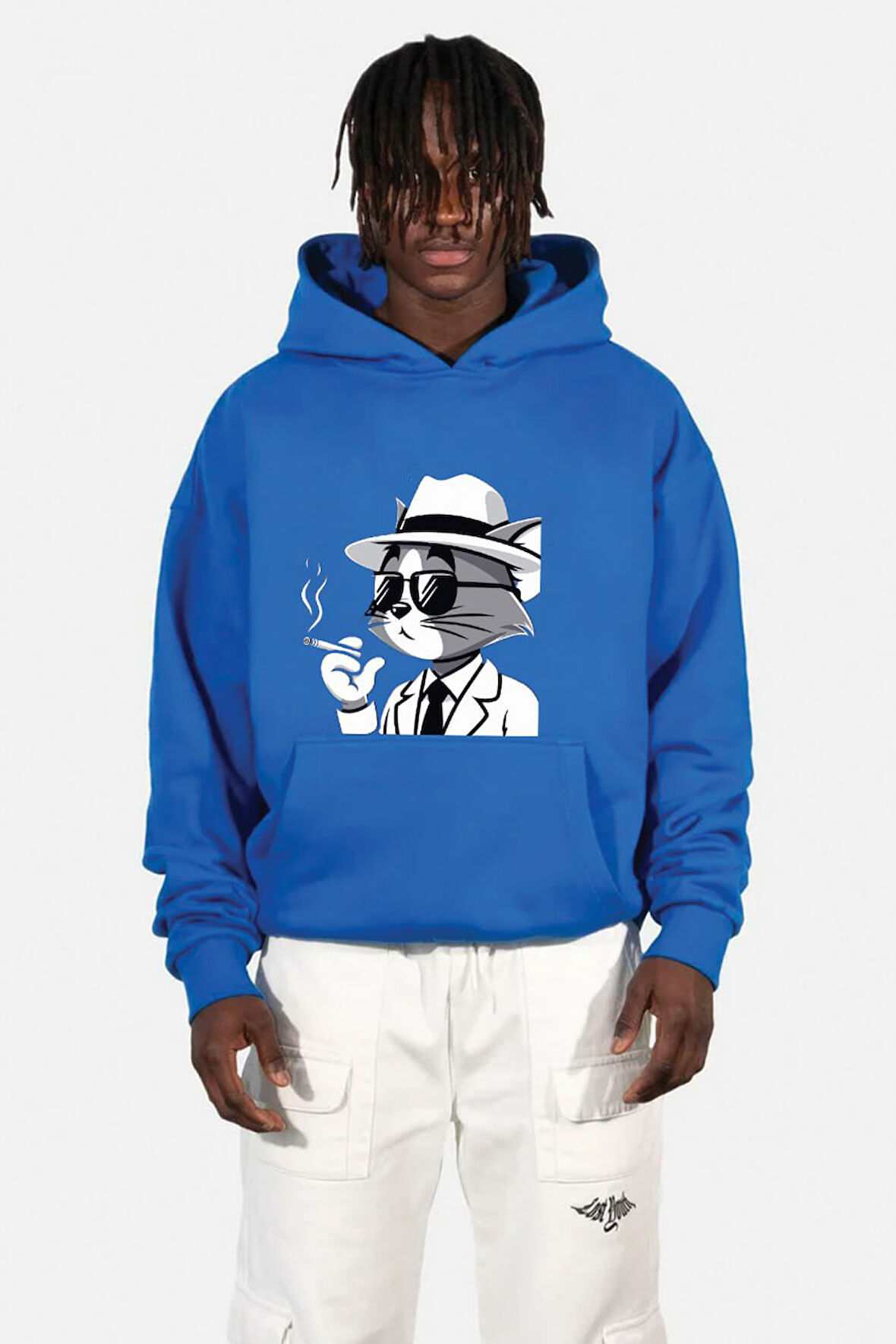 Baskılı Kapşonlu Sweatshirt FM1.124MÖ
