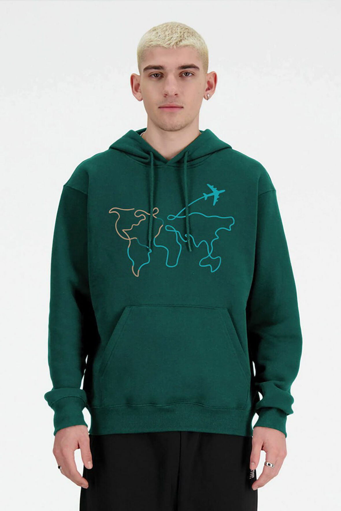 Baskılı Kapşonlu Sweatshirt FM1.126YÖ