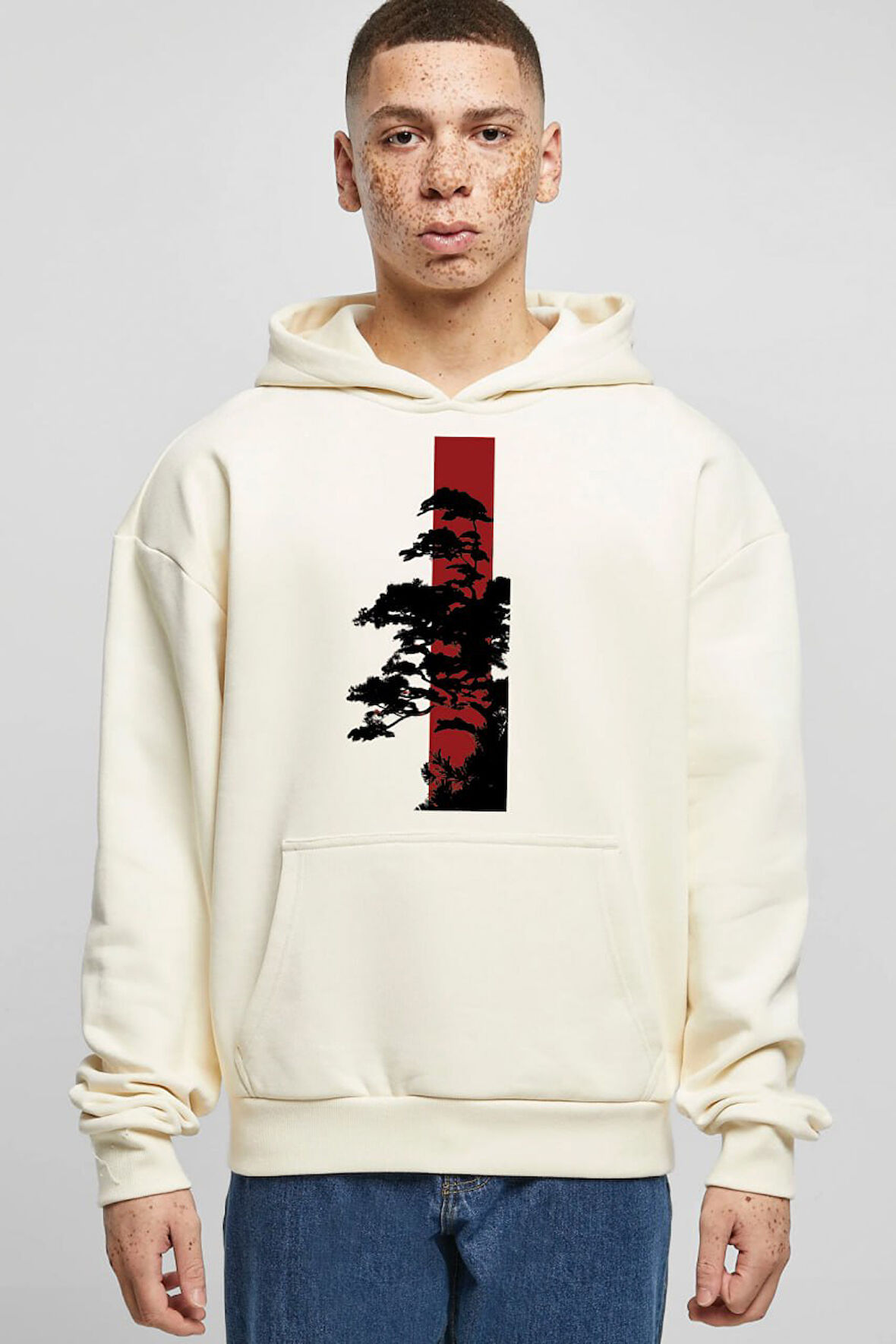 Baskılı Kapşonlu Sweatshirt FM1.127BJÖ