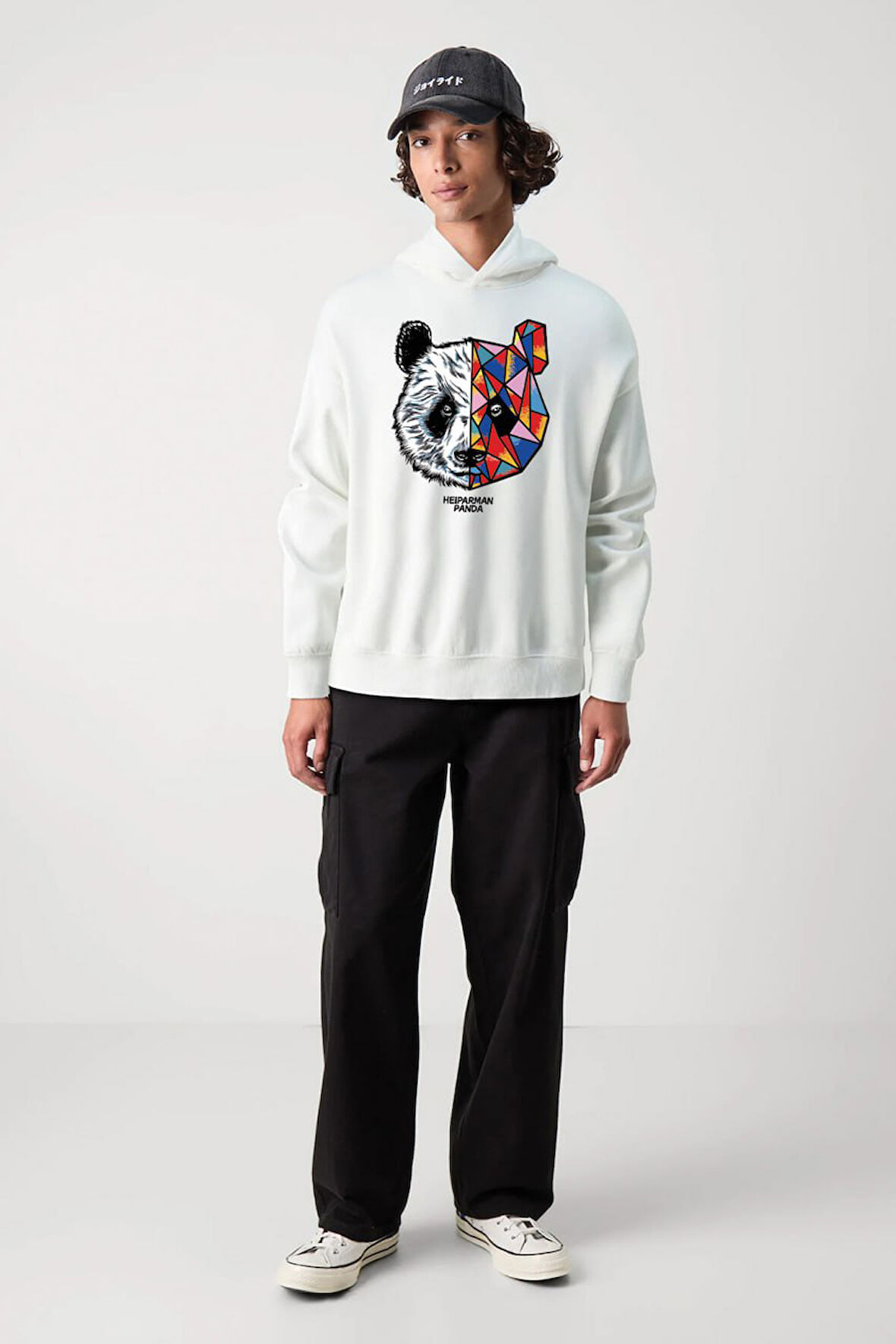 Baskılı Kapşonlu Sweatshirt FM1.130BÖ