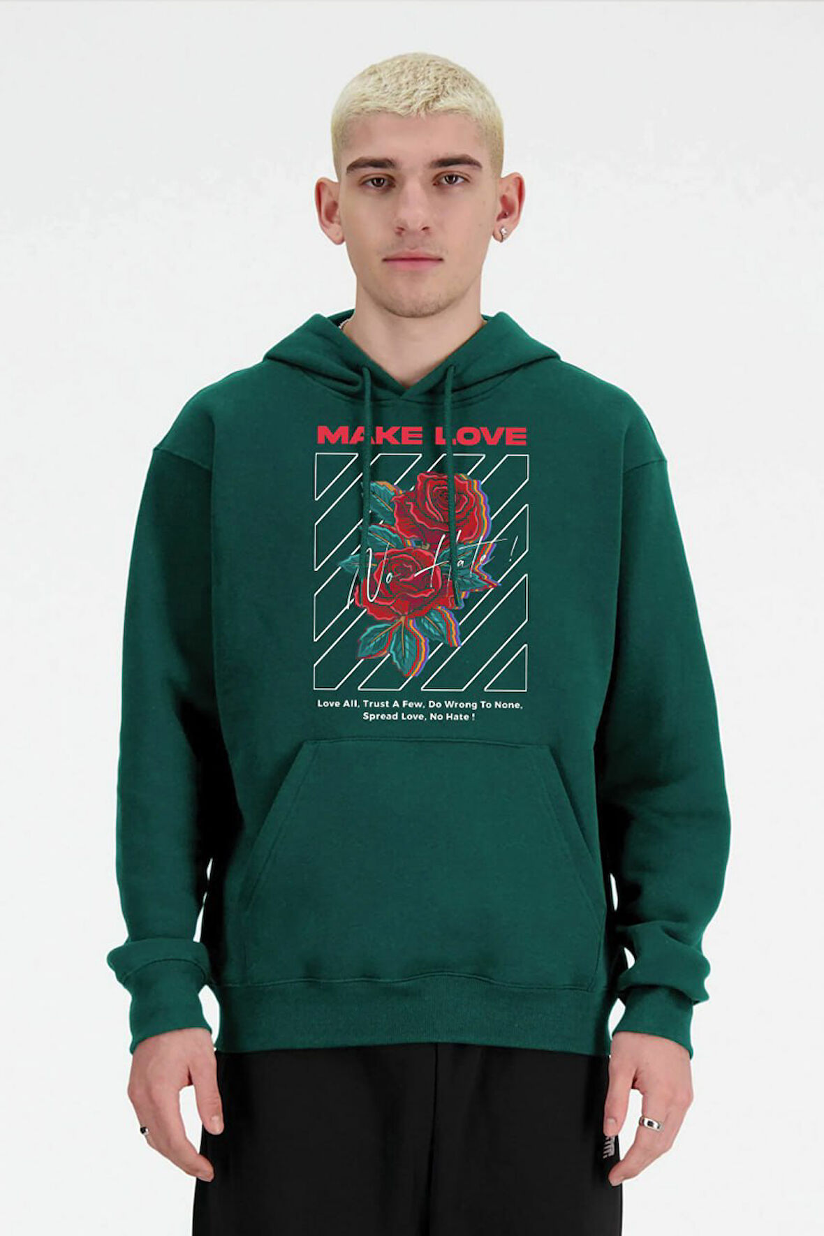 Baskılı Kapşonlu Sweatshirt FM1.131YÖ