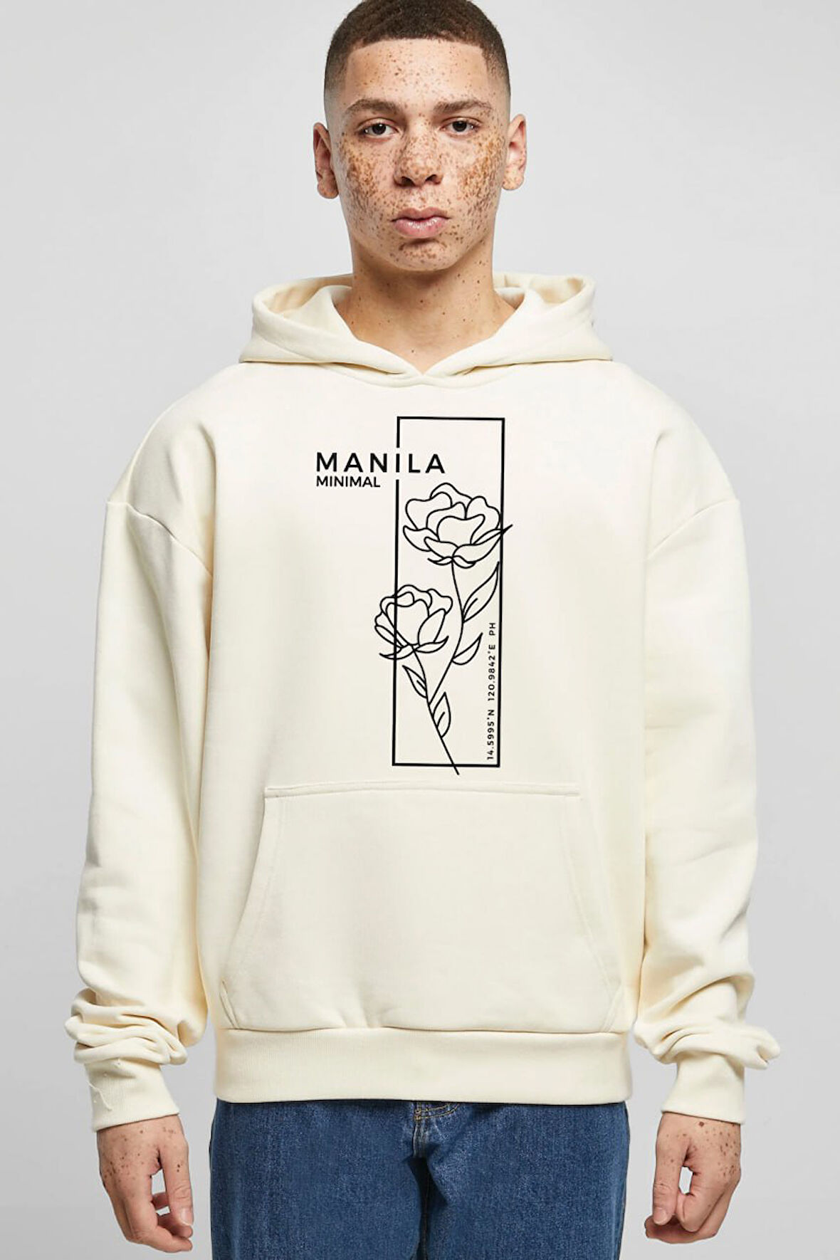 Baskılı Kapşonlu Sweatshirt FM1.132BJÖ