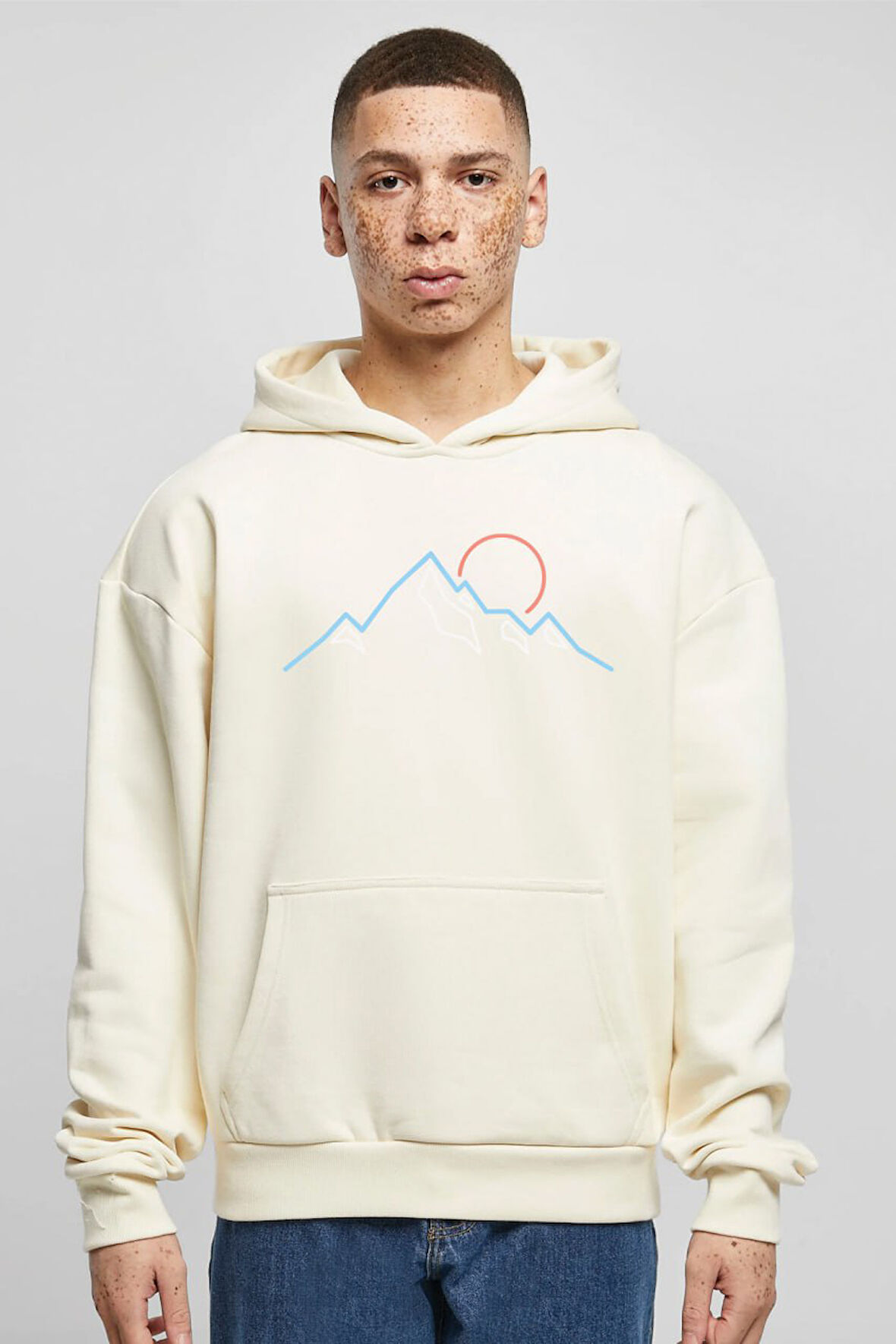 Baskılı Kapşonlu Sweatshirt FM1.133BJÖ