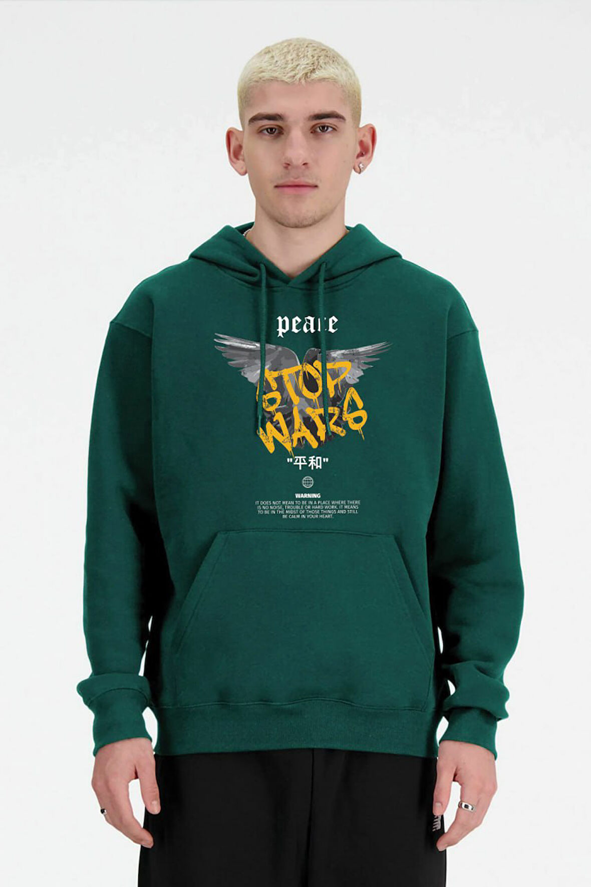 Baskılı Kapşonlu Sweatshirt FM1.137YÖ