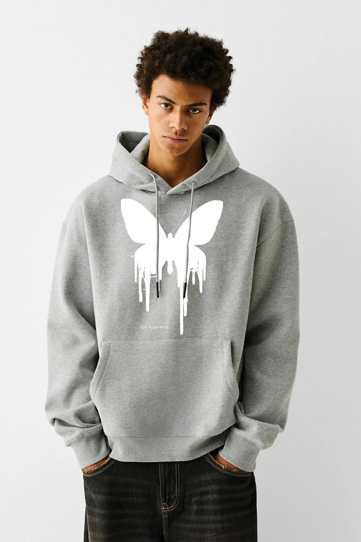 Baskılı Kapşonlu Sweatshirt FM1.142GÖ