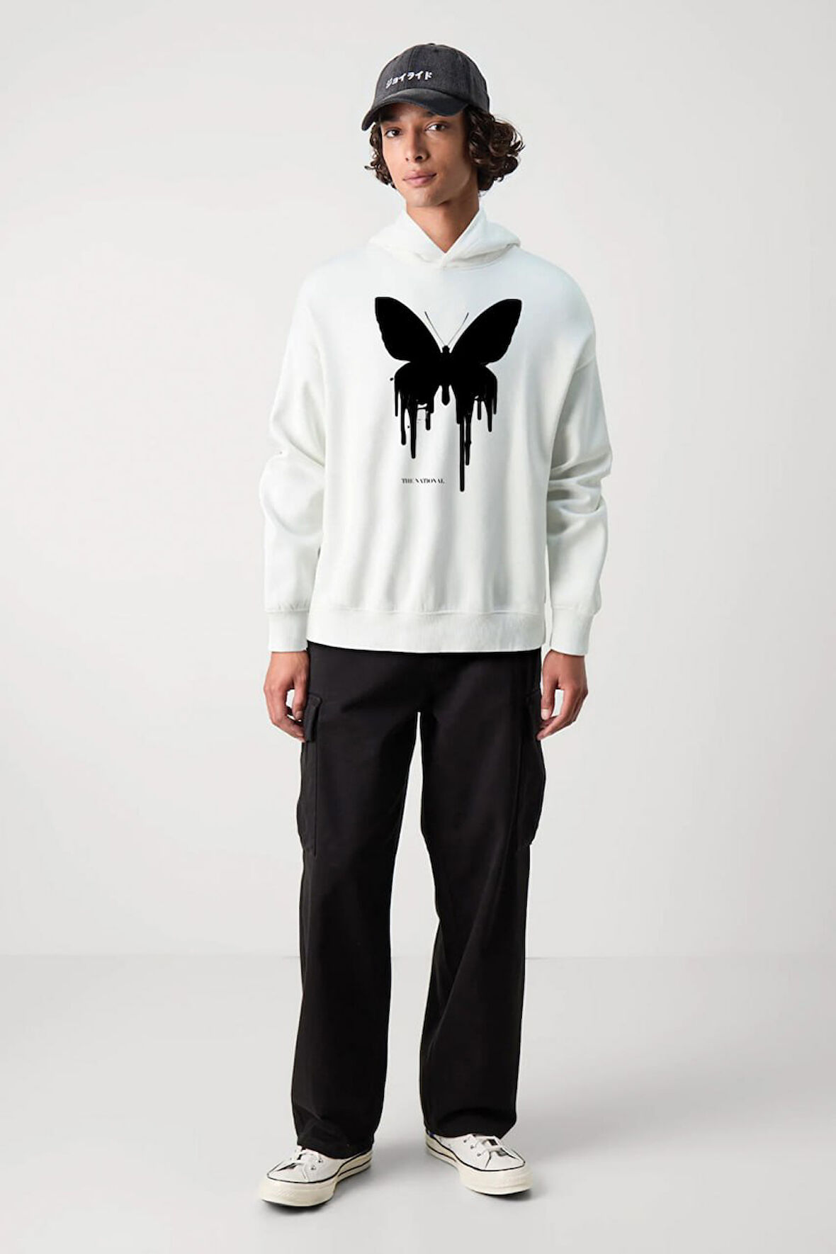 Baskılı Kapşonlu Sweatshirt FM1.142BÖ