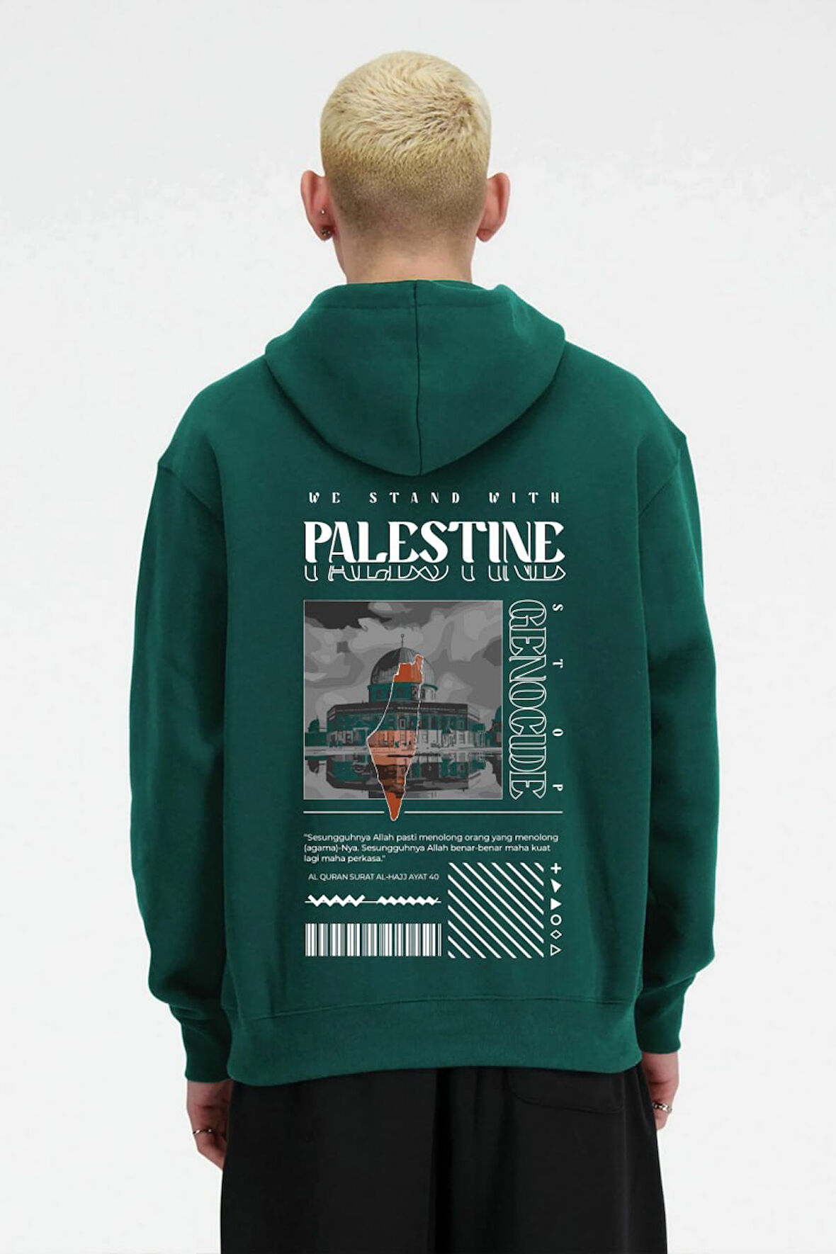 Baskılı Kapşonlu Sweatshirt FM1.147YA