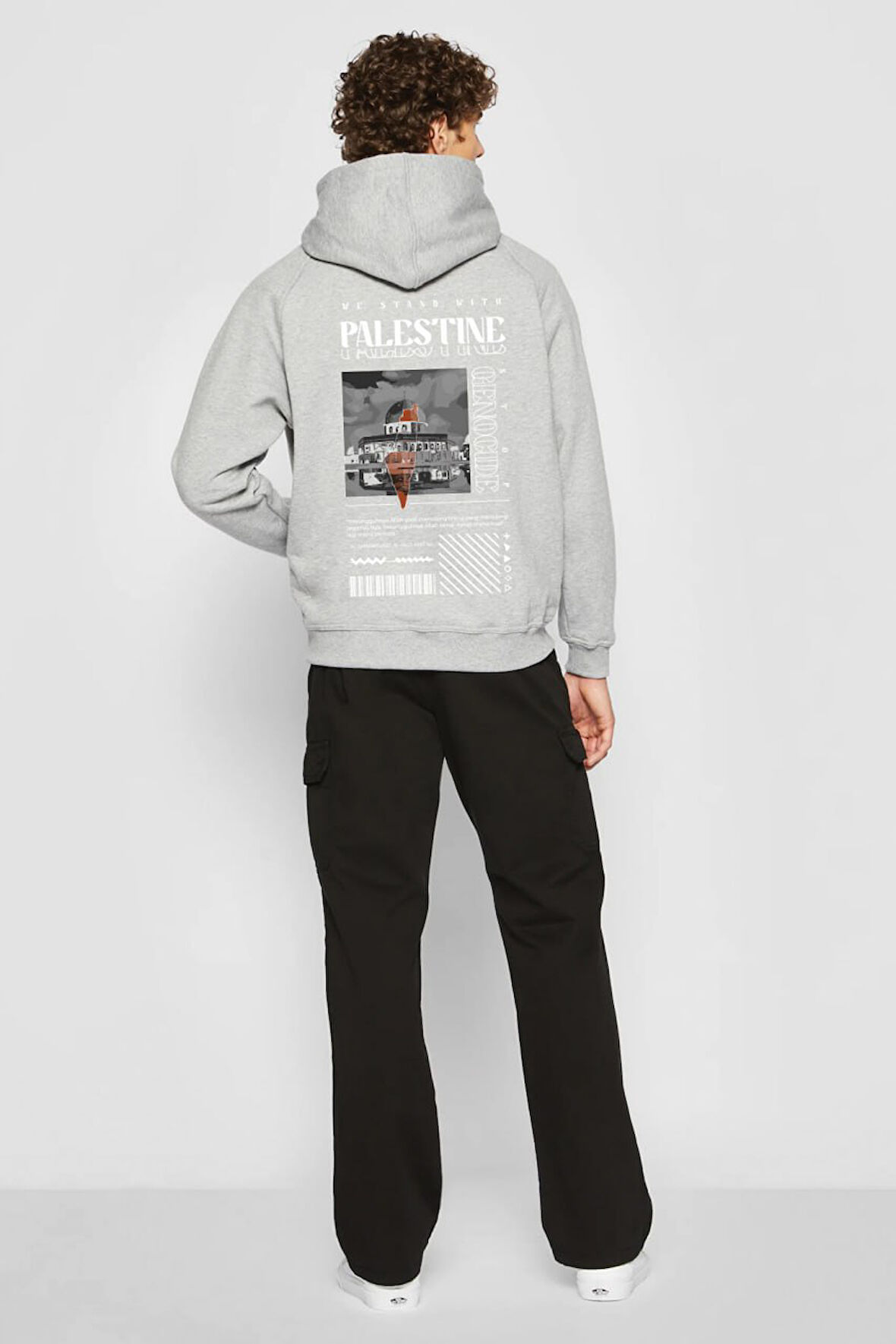 Baskılı Kapşonlu Sweatshirt FM1.147GA