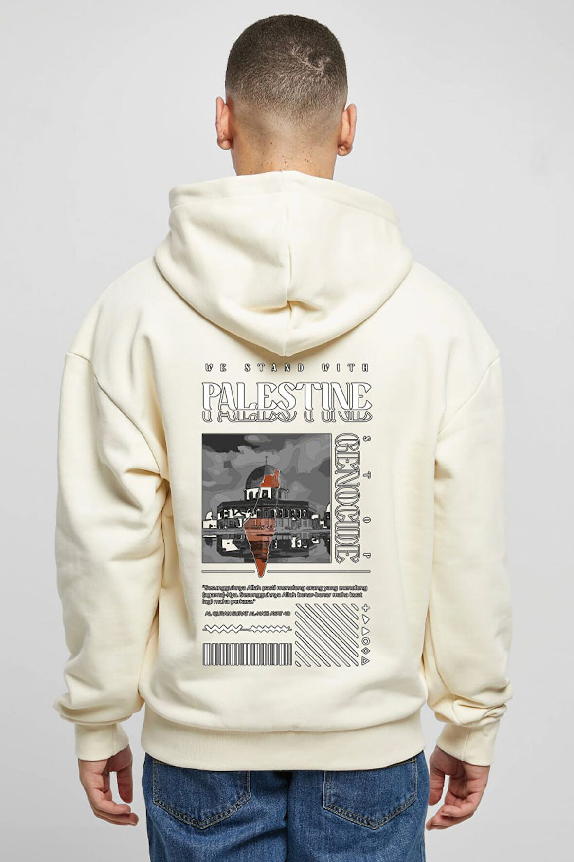 Baskılı Kapşonlu Sweatshirt FM1.147BJA
