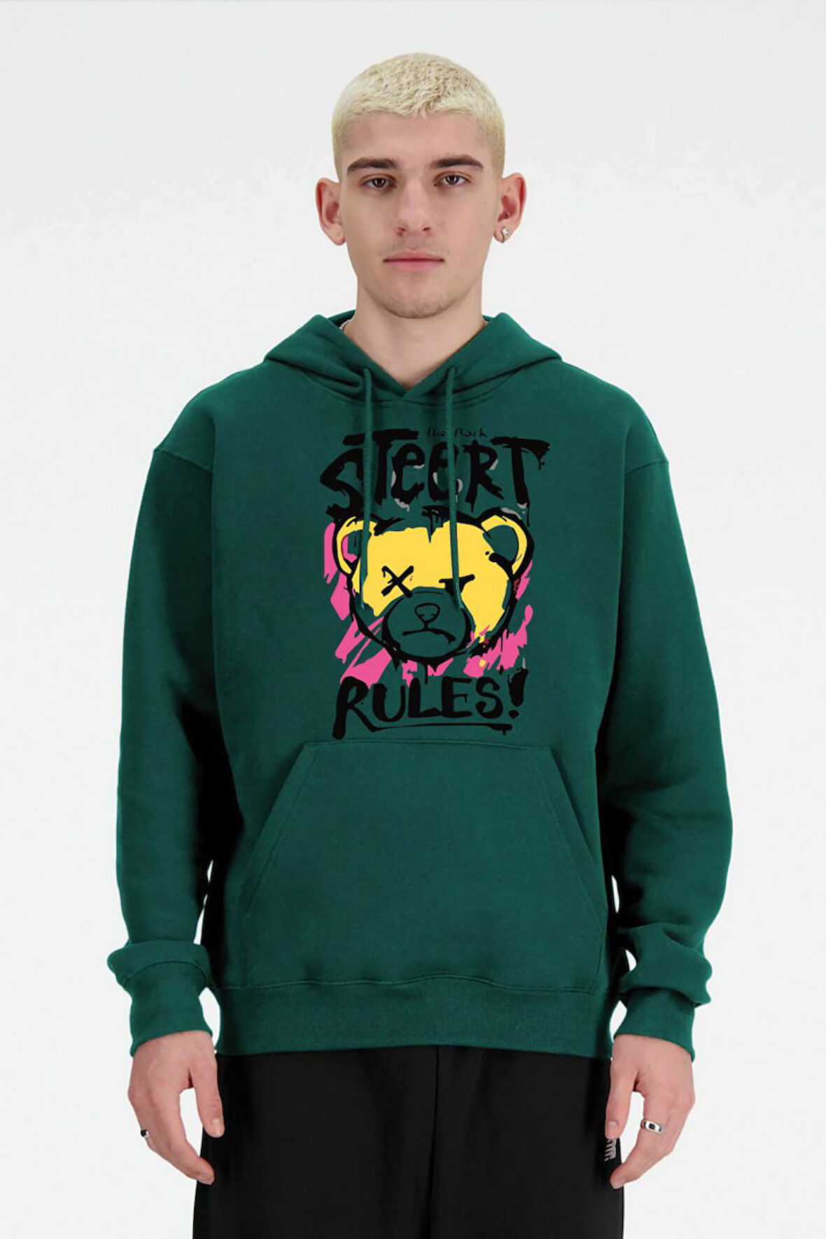 Baskılı Kapşonlu Sweatshirt FM1.149YÖ