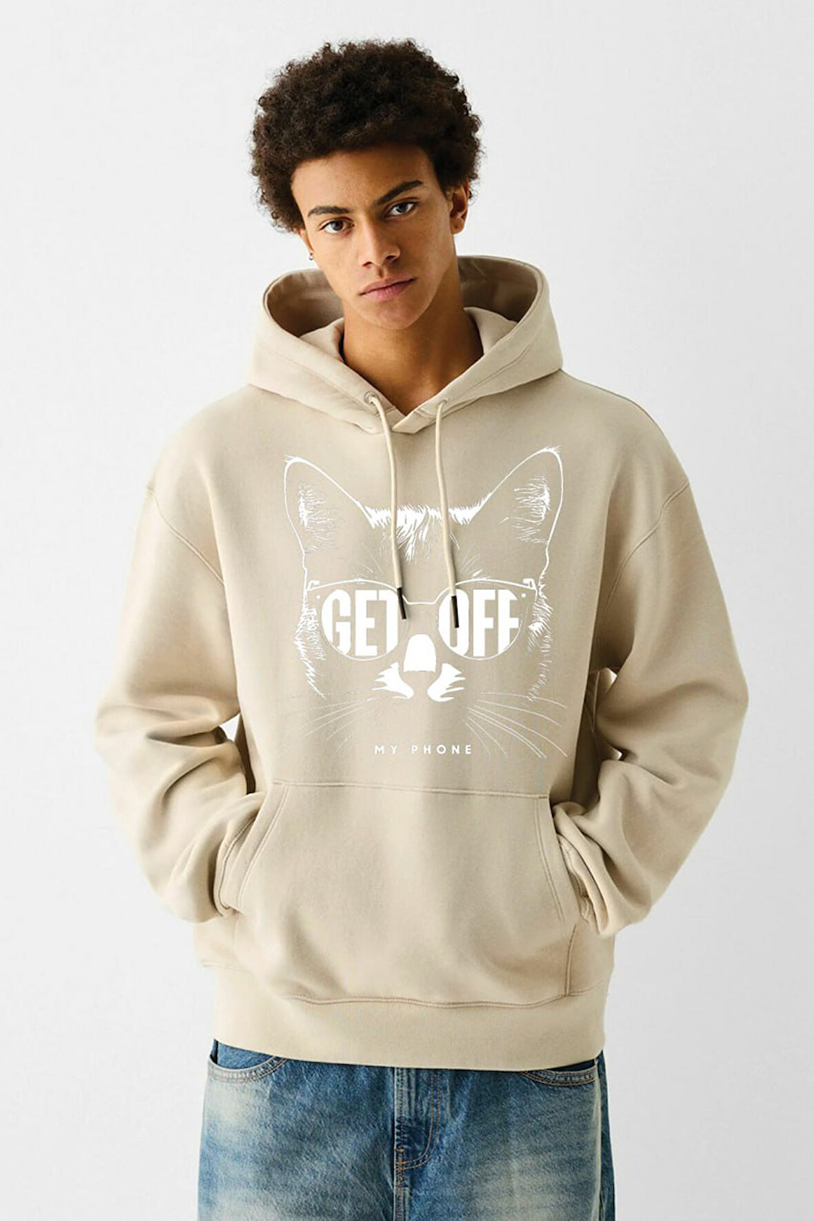 Baskılı Kapşonlu Sweatshirt FM1.152BJÖ