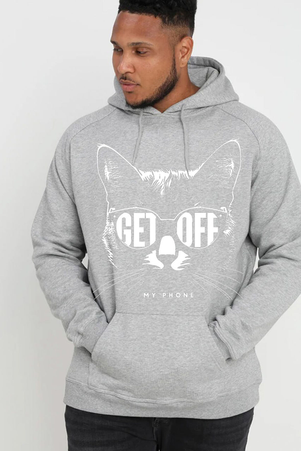 Baskılı Kapşonlu Sweatshirt FM1.152GÖ