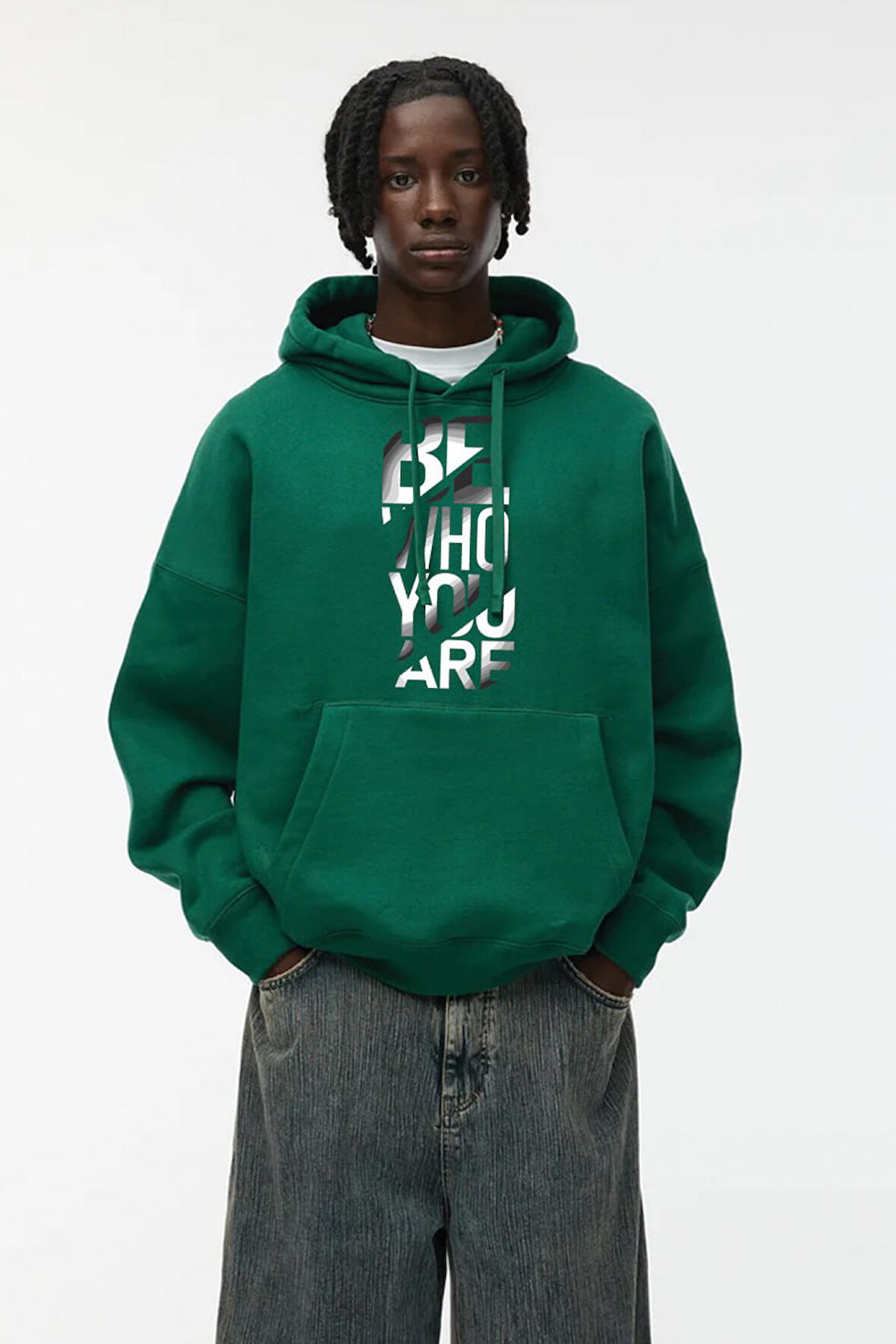 Baskılı Kapşonlu Sweatshirt FM1.153YÖ