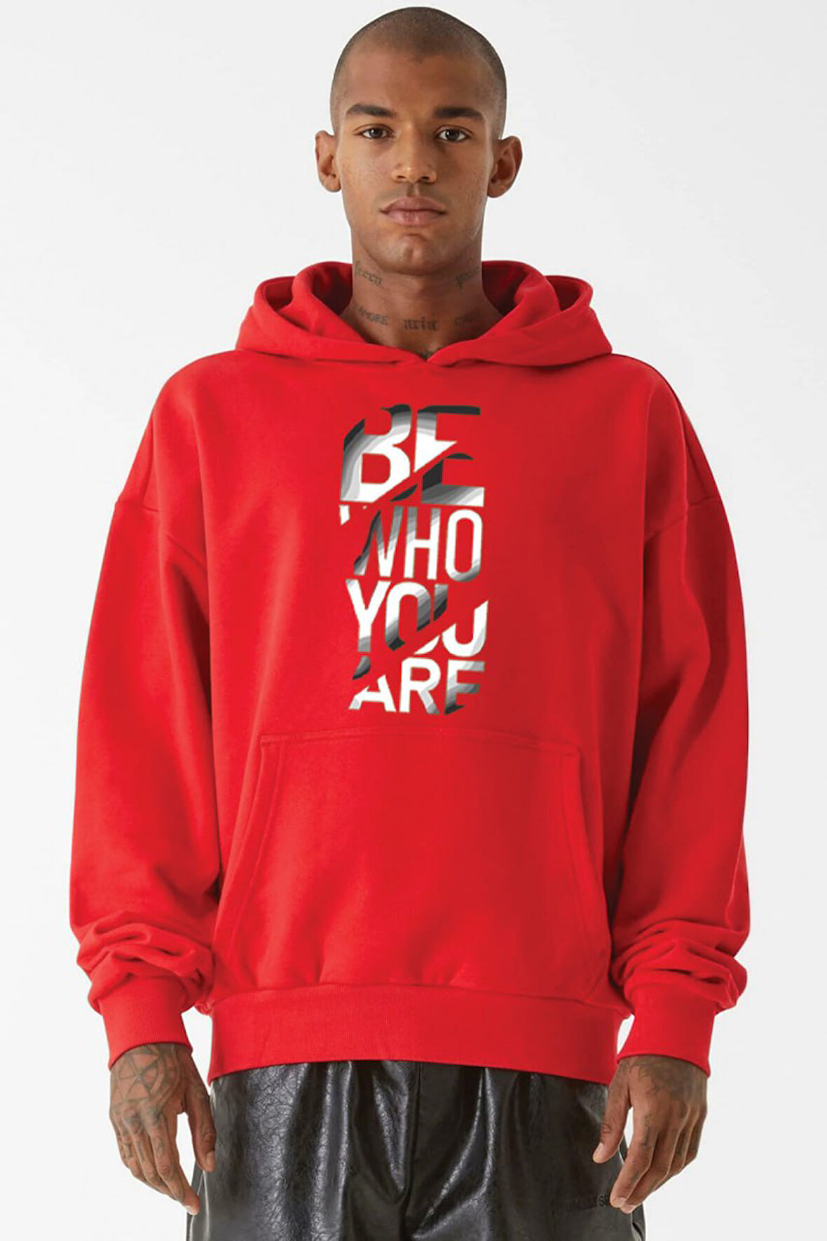 Baskılı Kapşonlu Sweatshirt FM1.153KÖ
