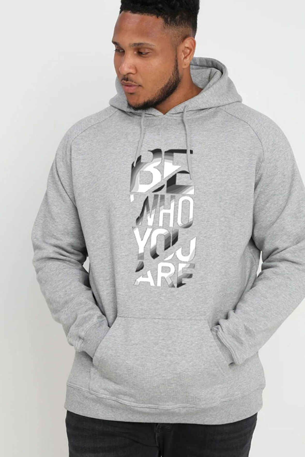 Baskılı Kapşonlu Sweatshirt FM1.153GÖ