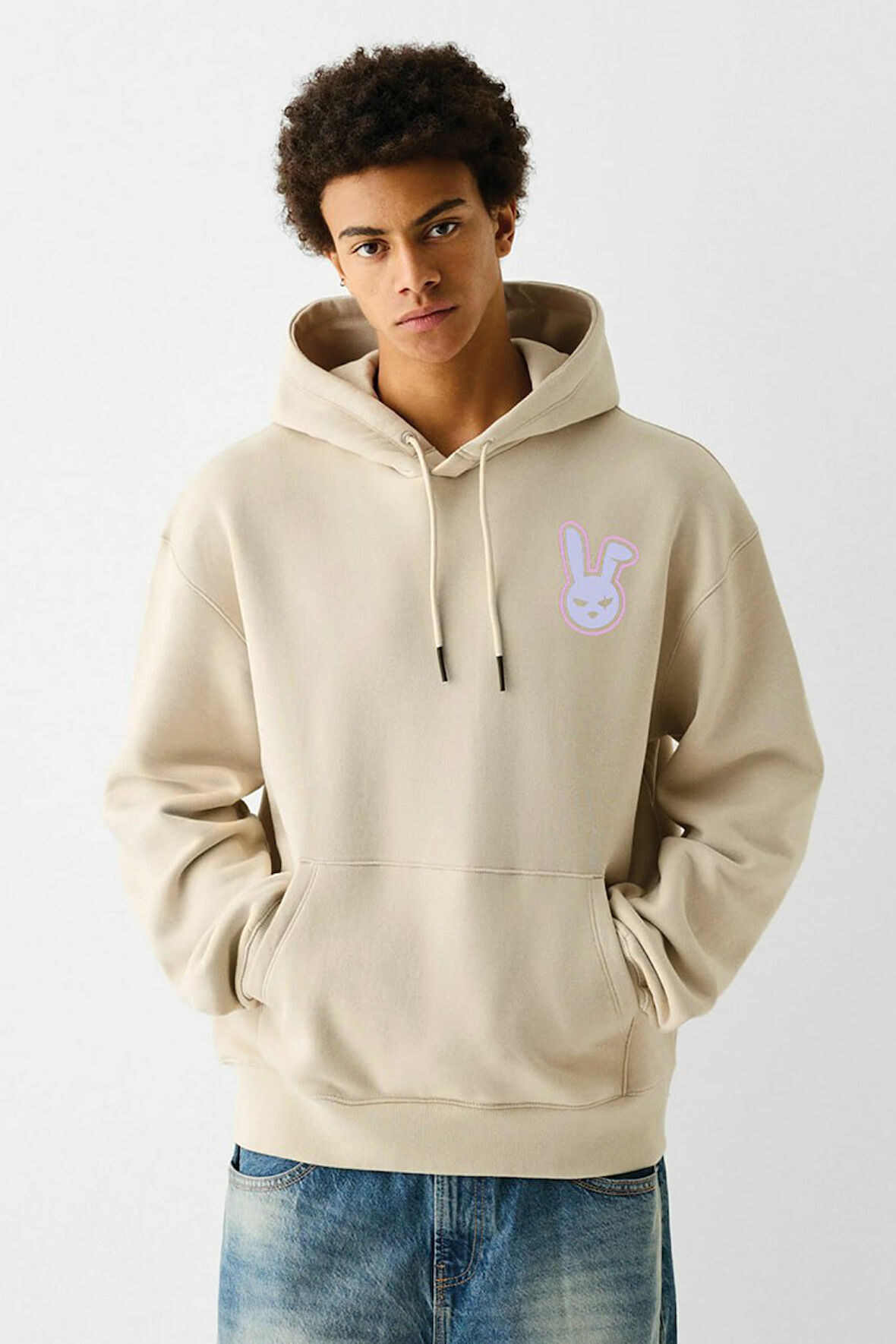 Baskılı Kapşonlu Sweatshirt FM1.154BJÖ