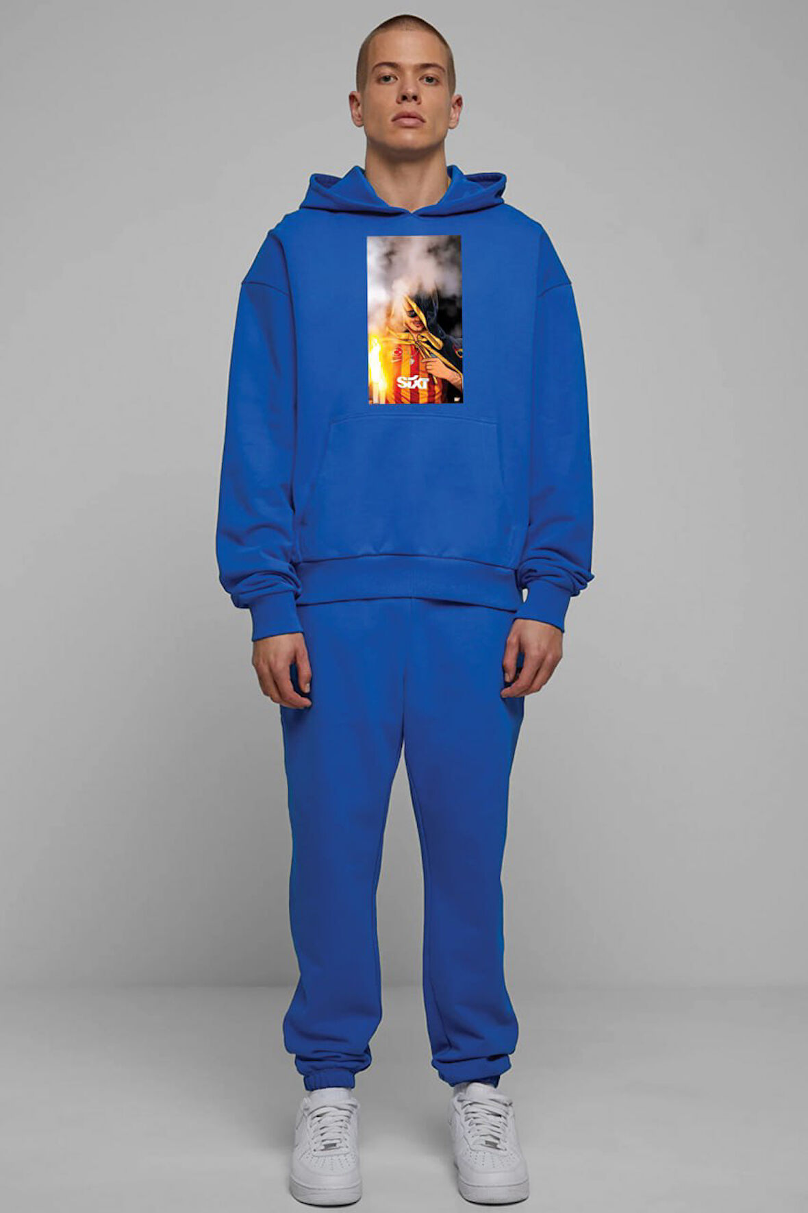 Baskılı Kapşonlu Sweatshirt FM1.170MÖ