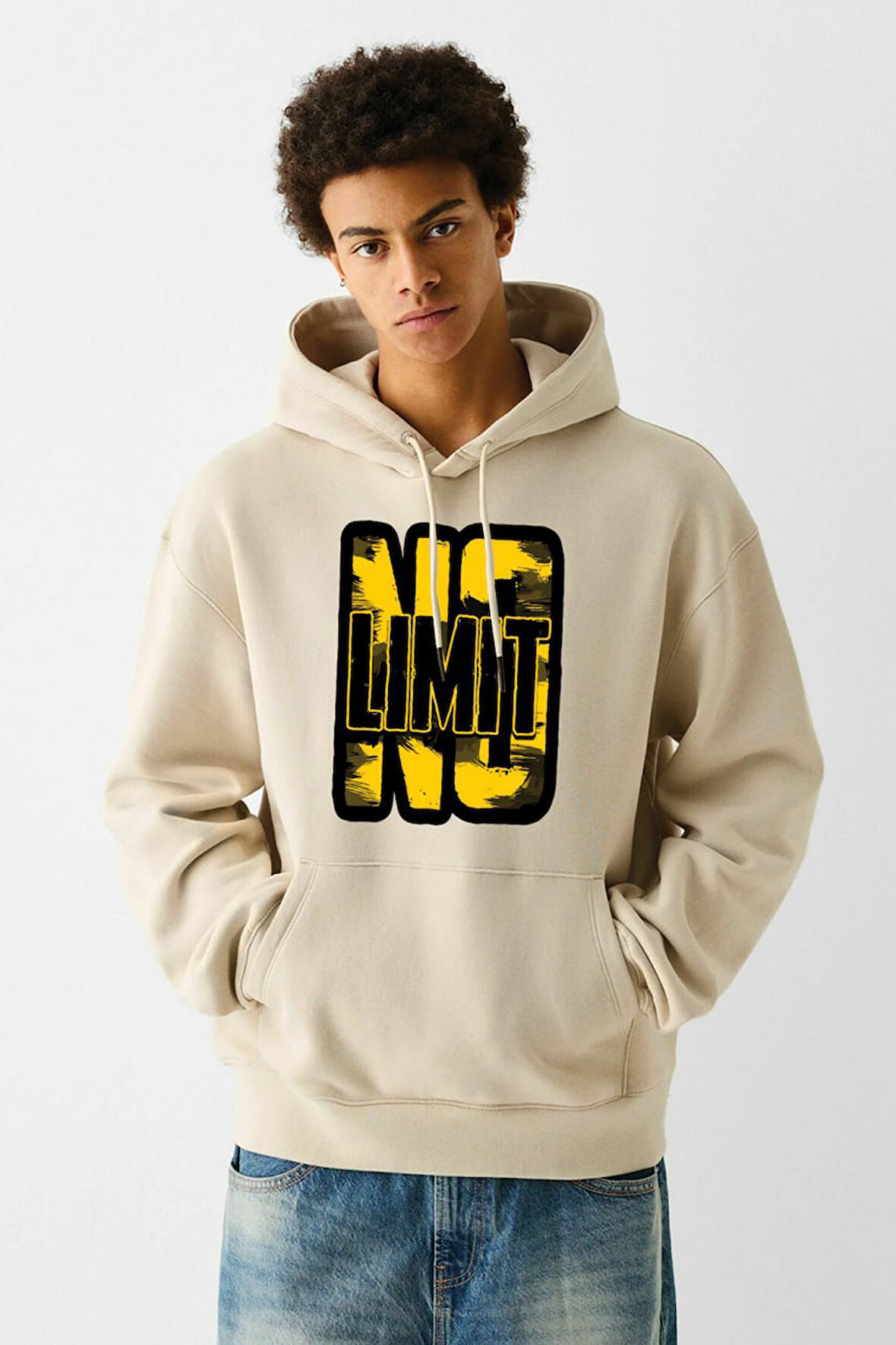 Baskılı Kapşonlu Sweatshirt FM1.171BJÖ