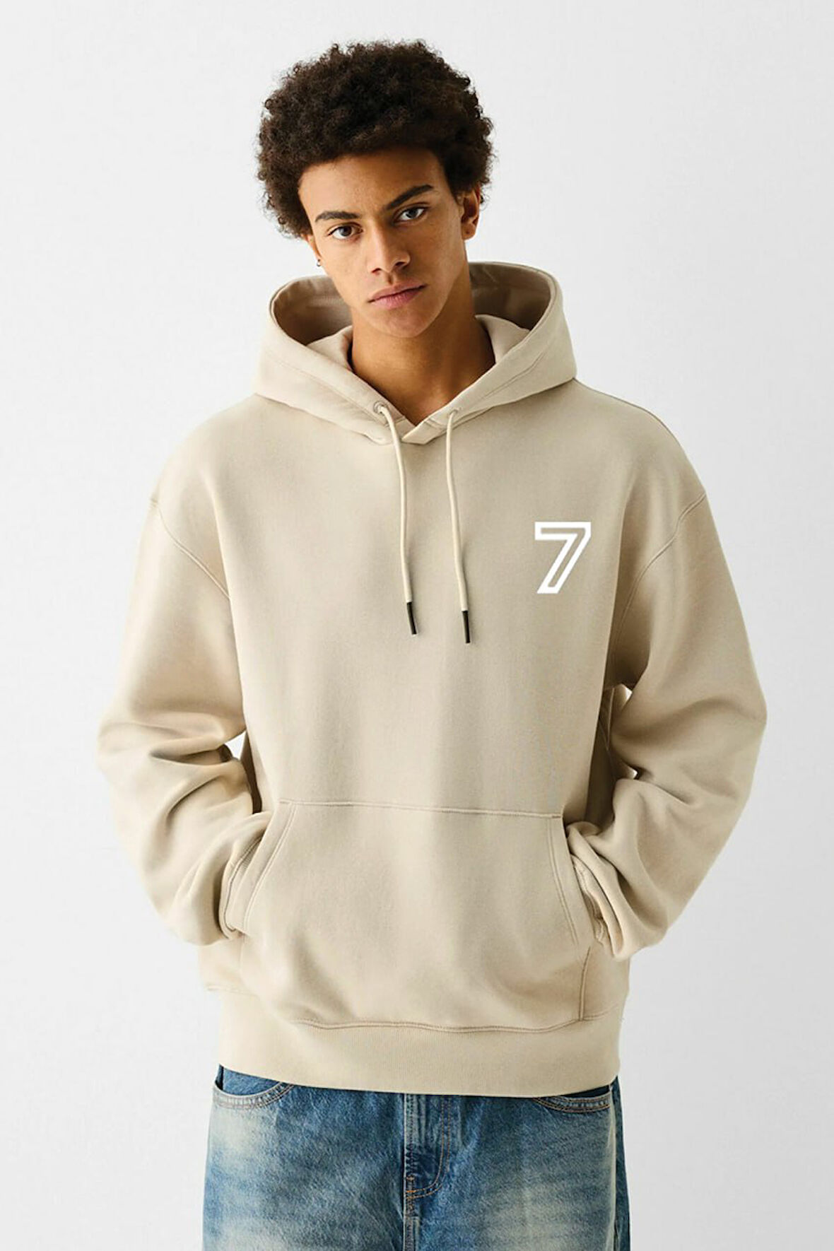 Baskılı Kapşonlu Sweatshirt FM1.172BJÖ