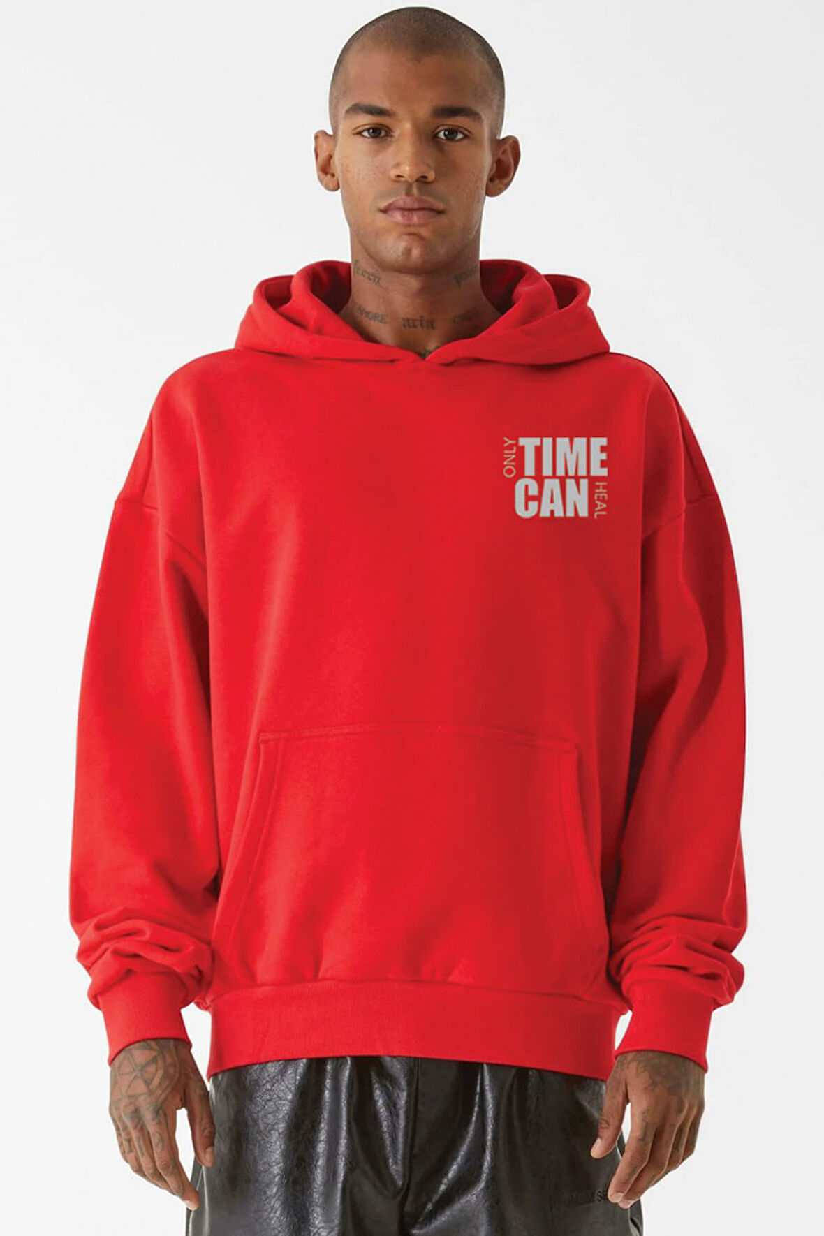 Baskılı Kapşonlu Sweatshirt FM1.174KÖ