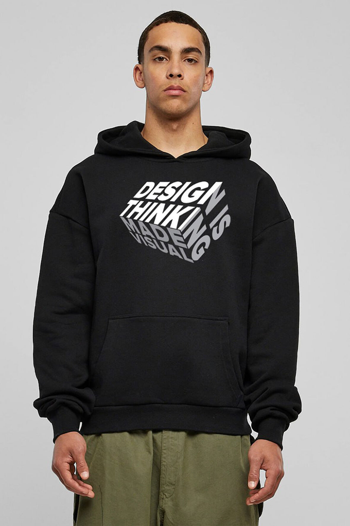Baskılı Kapşonlu Sweatshirt FM1.176SÖ