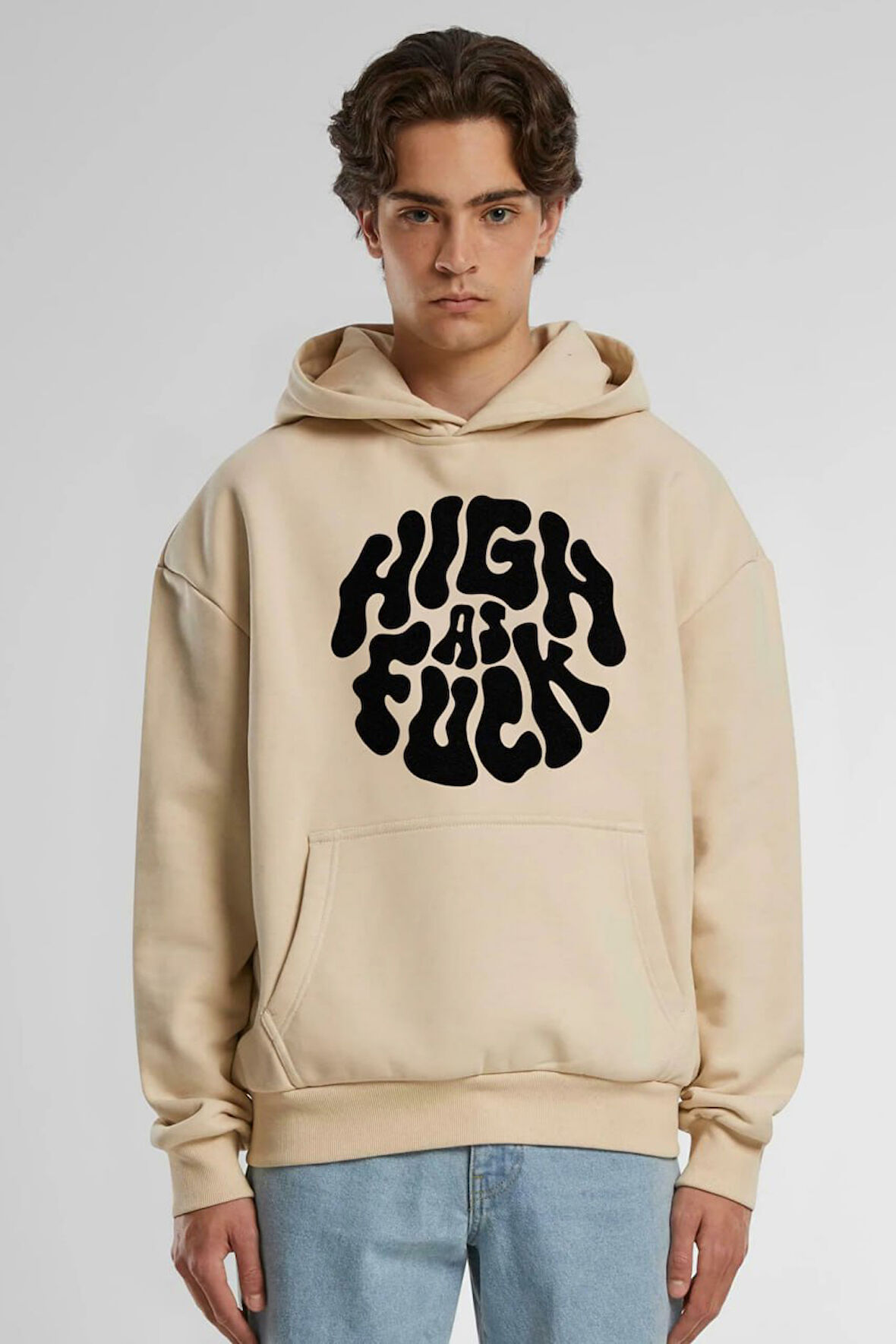 Baskılı Kapşonlu Sweatshirt FM1.178BJÖ