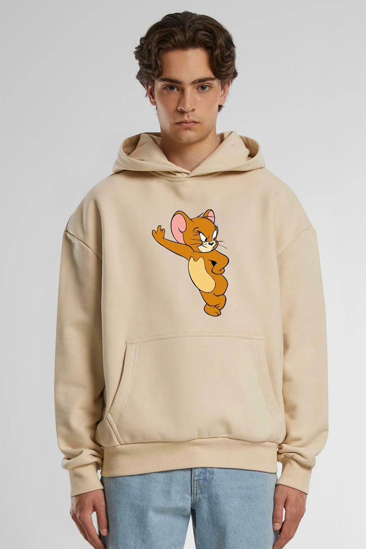 Baskılı Kapşonlu Sweatshirt FM1.180BJÖ