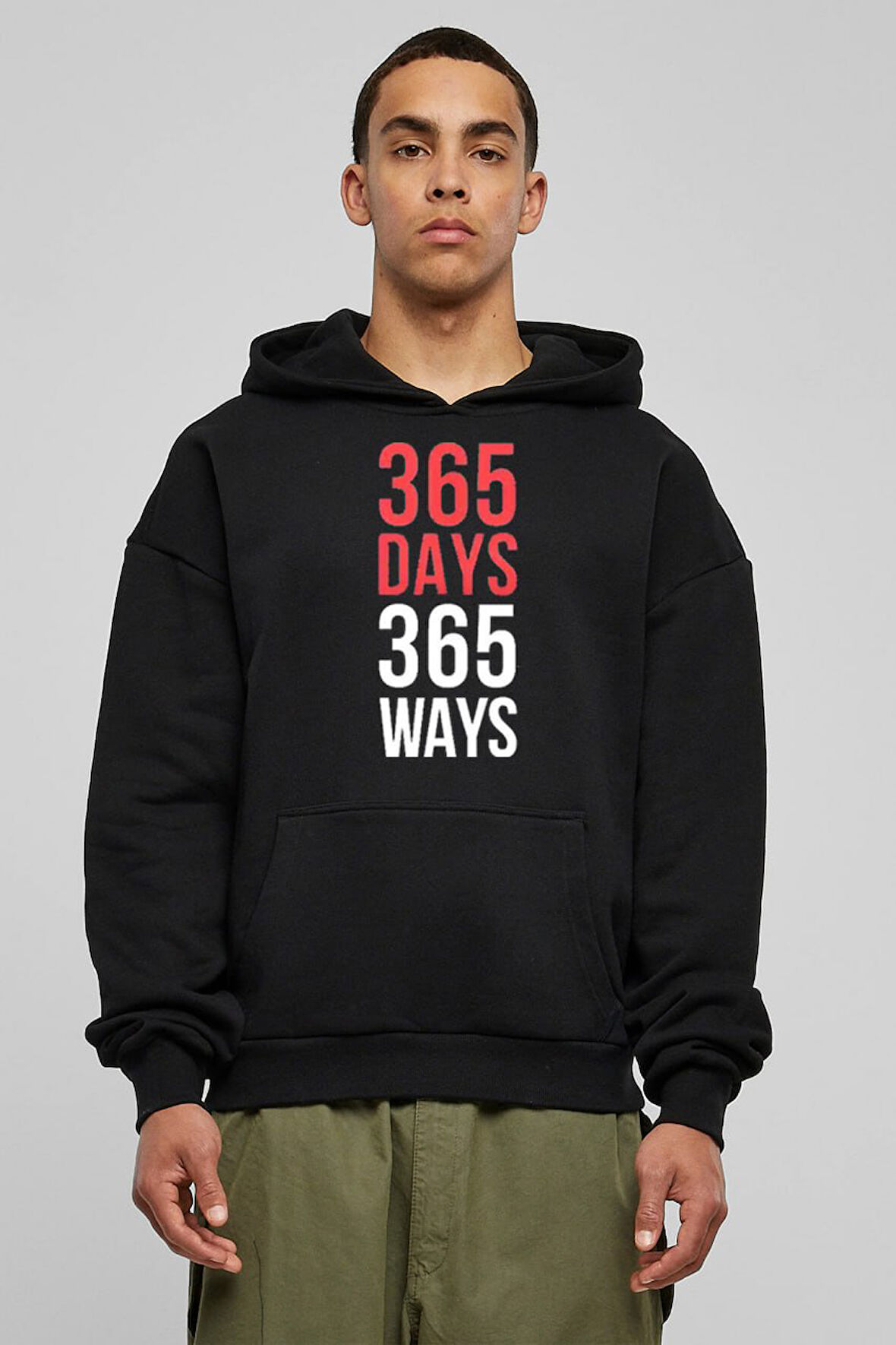 Baskılı Kapşonlu Sweatshirt FM1.184SÖ