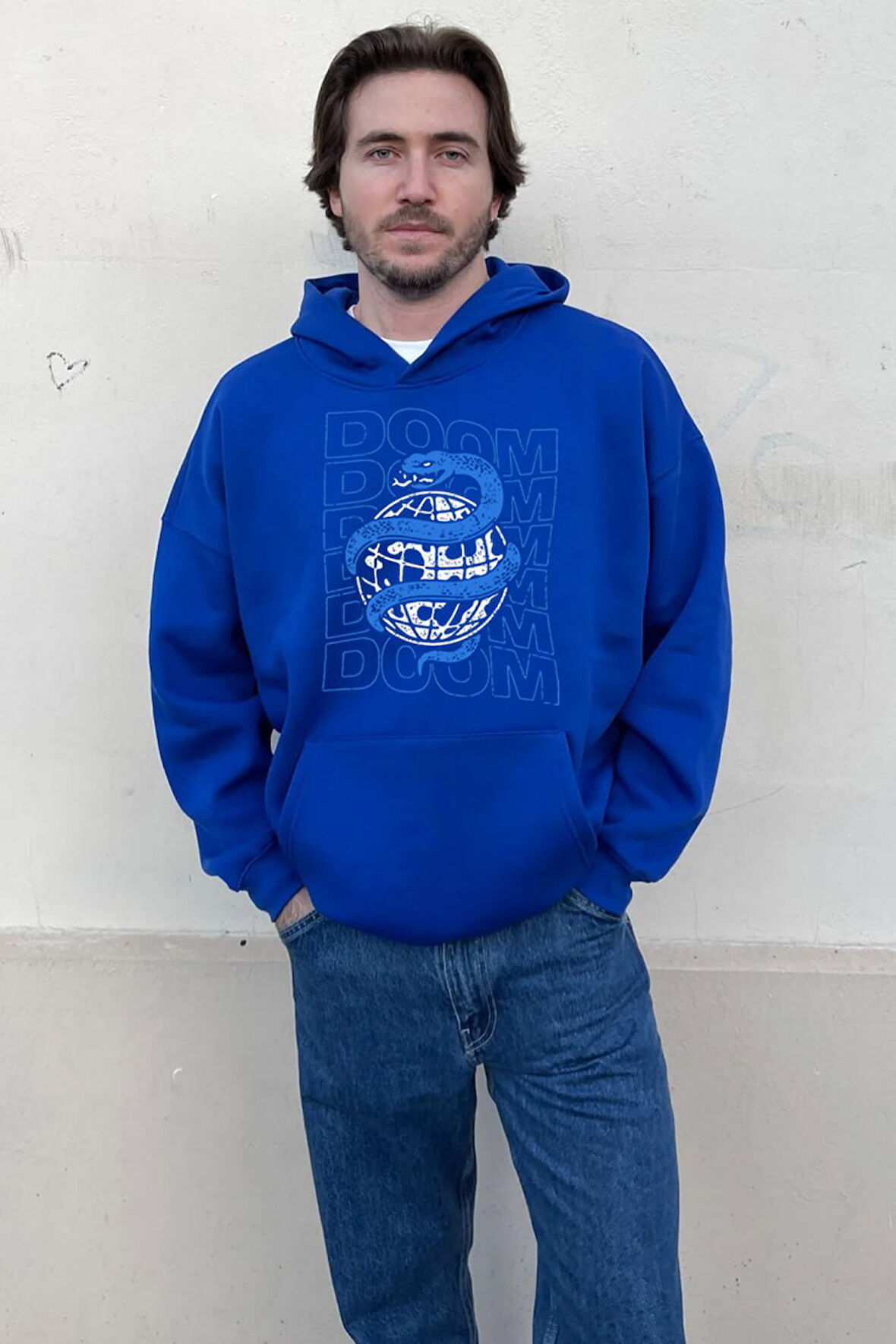 Baskılı Kapşonlu Sweatshirt FM1.186MÖ
