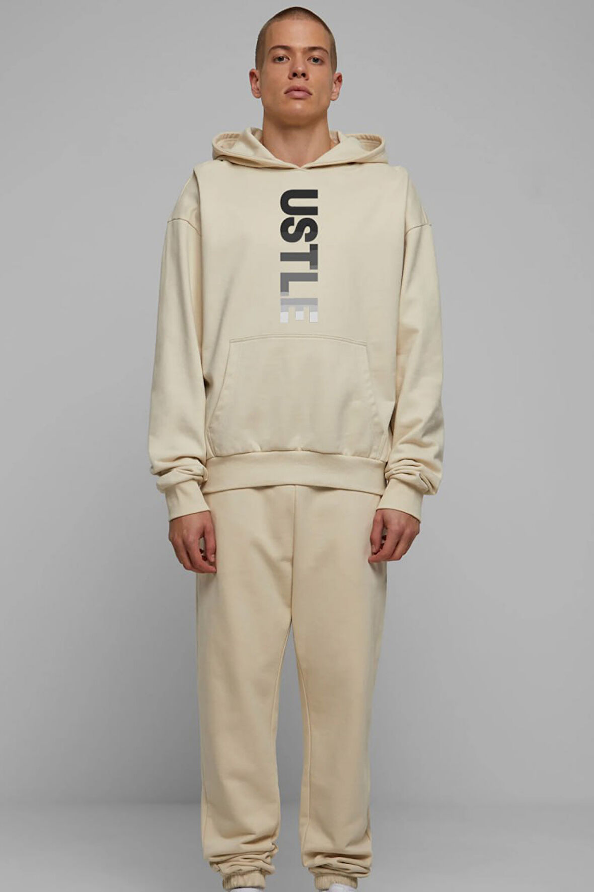 Baskılı Kapşonlu Sweatshirt FM1.187BJÖ