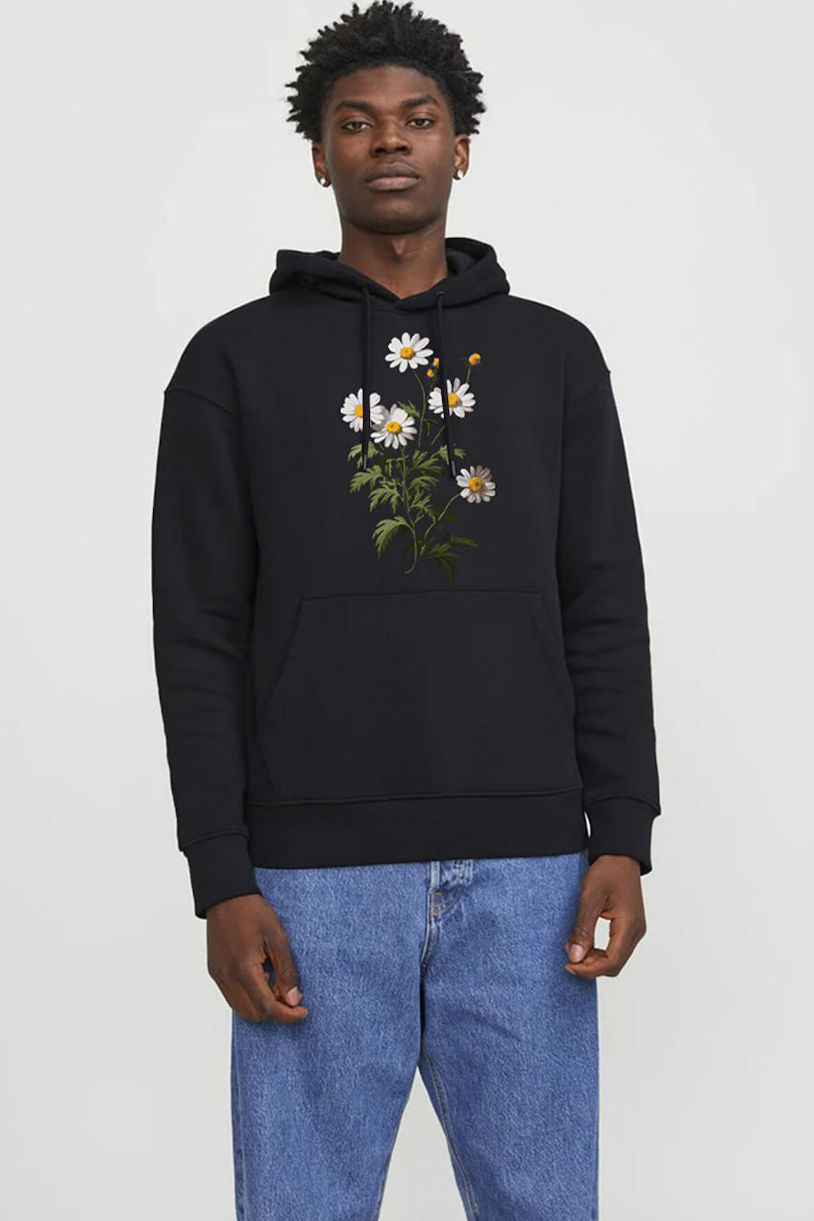 Baskılı Kapşonlu Sweatshirt FM1.188SÖ
