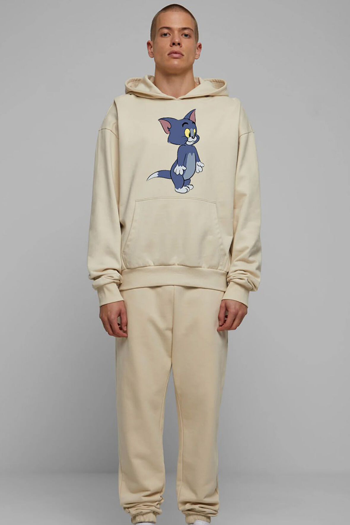 Baskılı Kapşonlu Sweatshirt FM1.189BJÖ