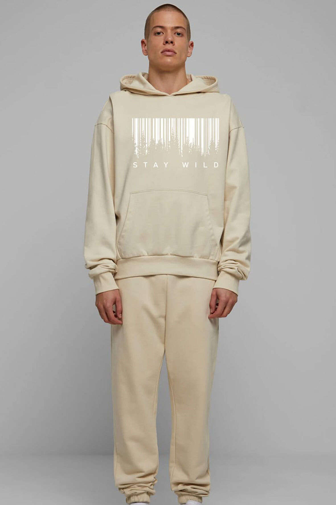 Baskılı Kapşonlu Sweatshirt FM1.191BJÖ