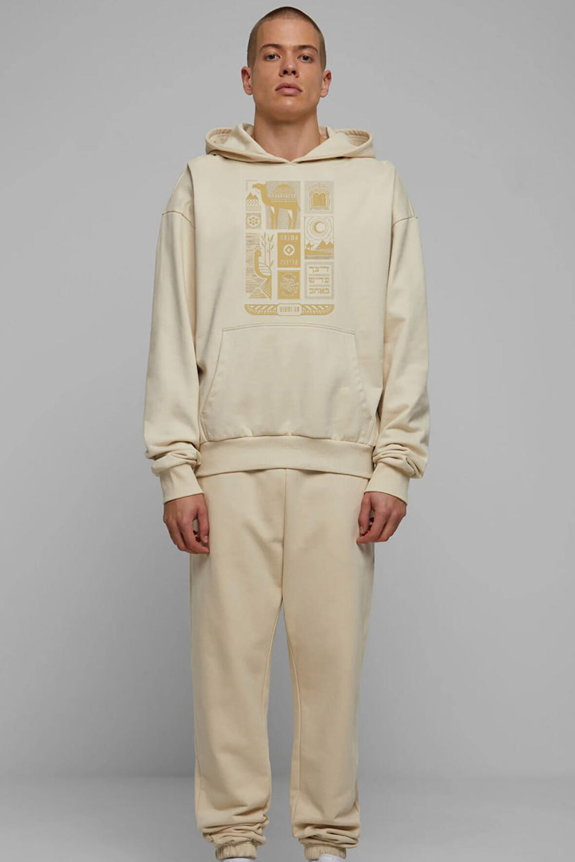 Baskılı Kapşonlu Sweatshirt FM1.192BJÖ