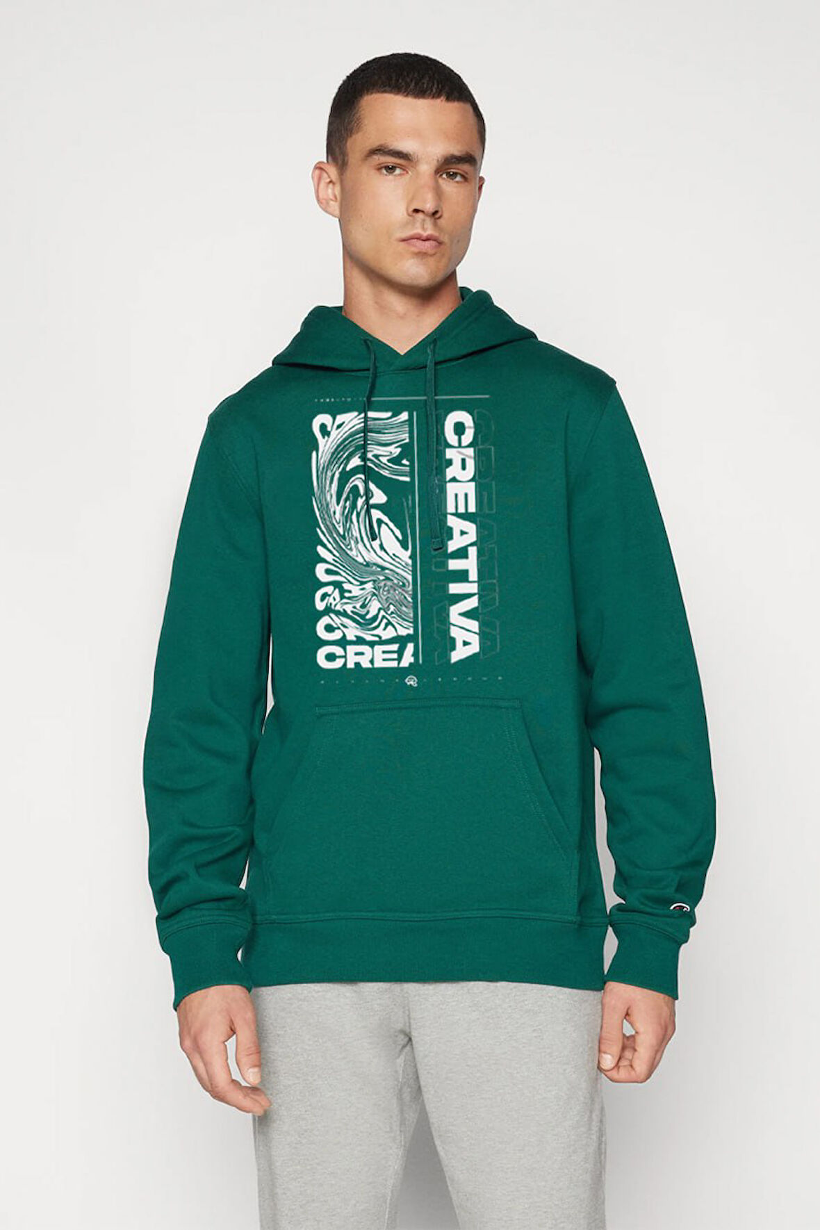 Baskılı Kapşonlu Sweatshirt FM1.193YÖ