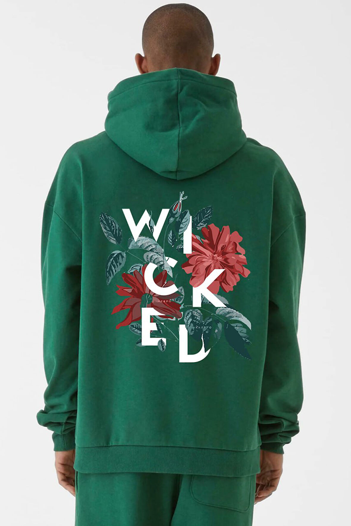 Baskılı Kapşonlu Sweatshirt FM1.2YA