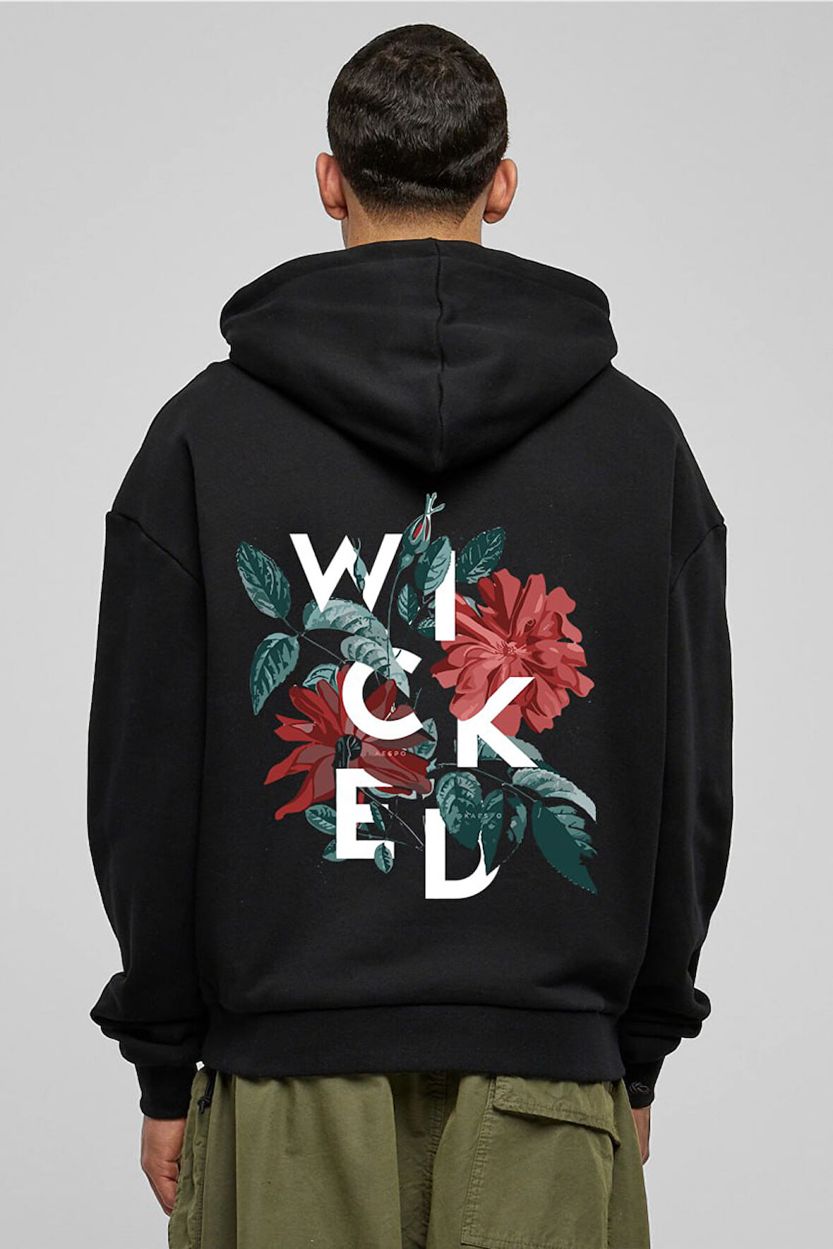 Baskılı Kapşonlu Sweatshirt FM1.2SA