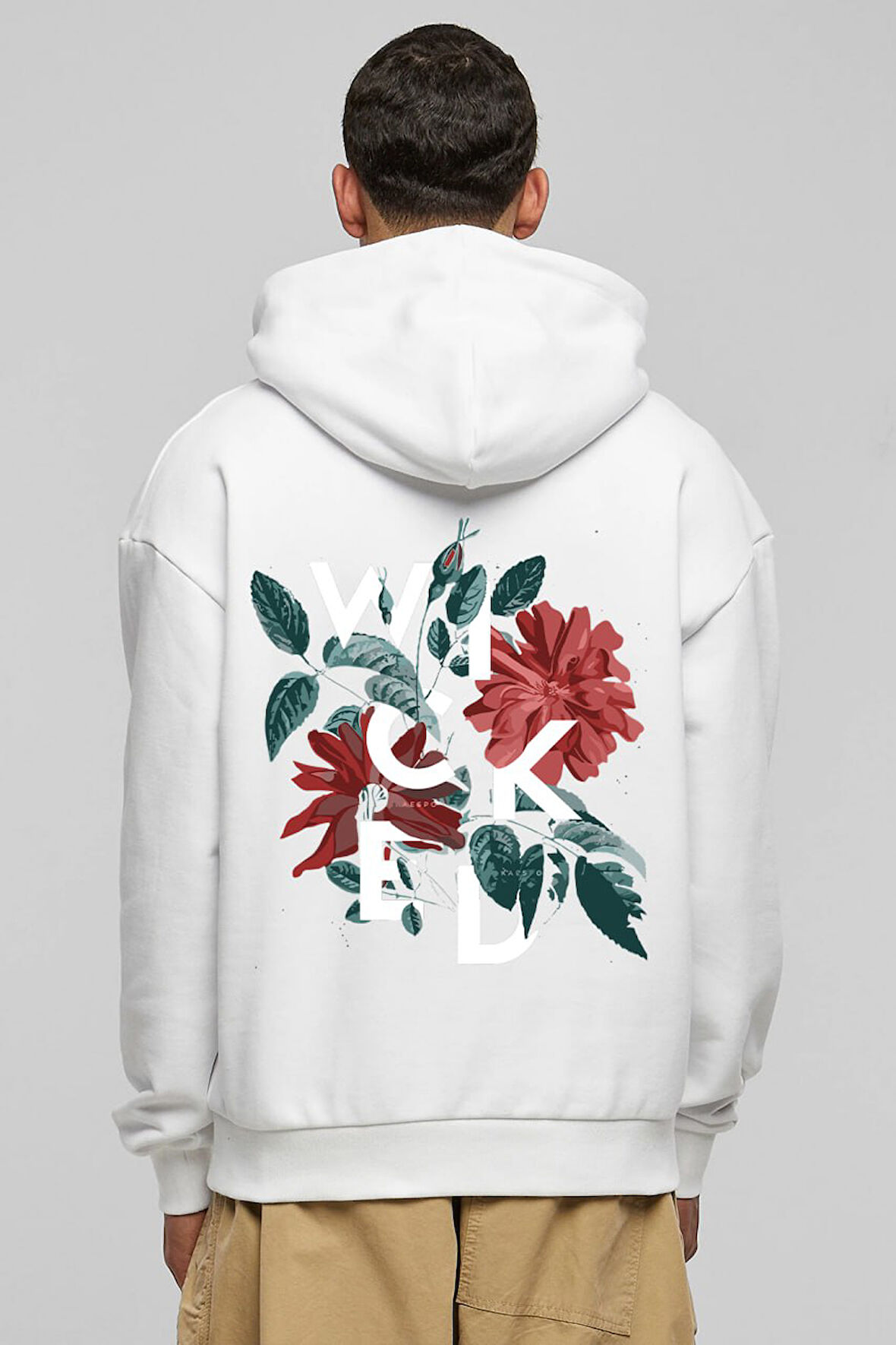 Baskılı Kapşonlu Sweatshirt FM1.2BA