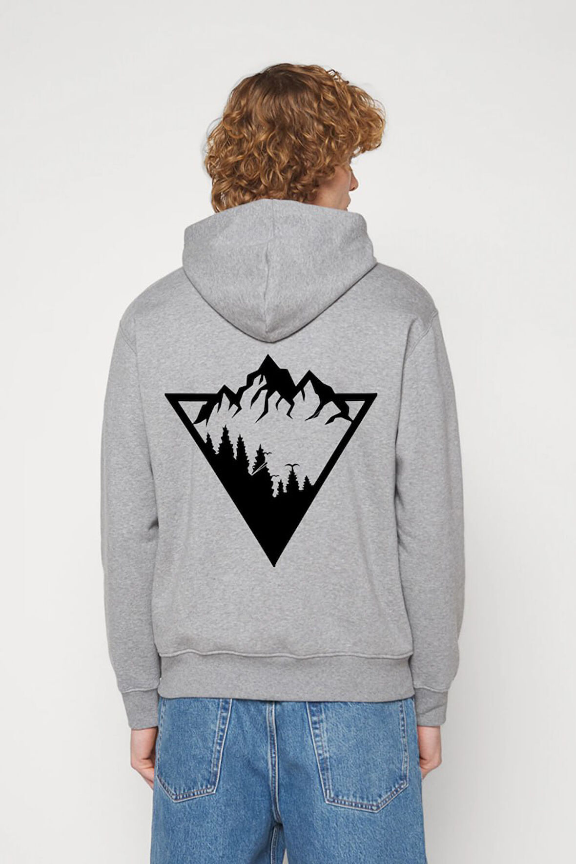 Baskılı Kapşonlu Sweatshirt FM1.6GA