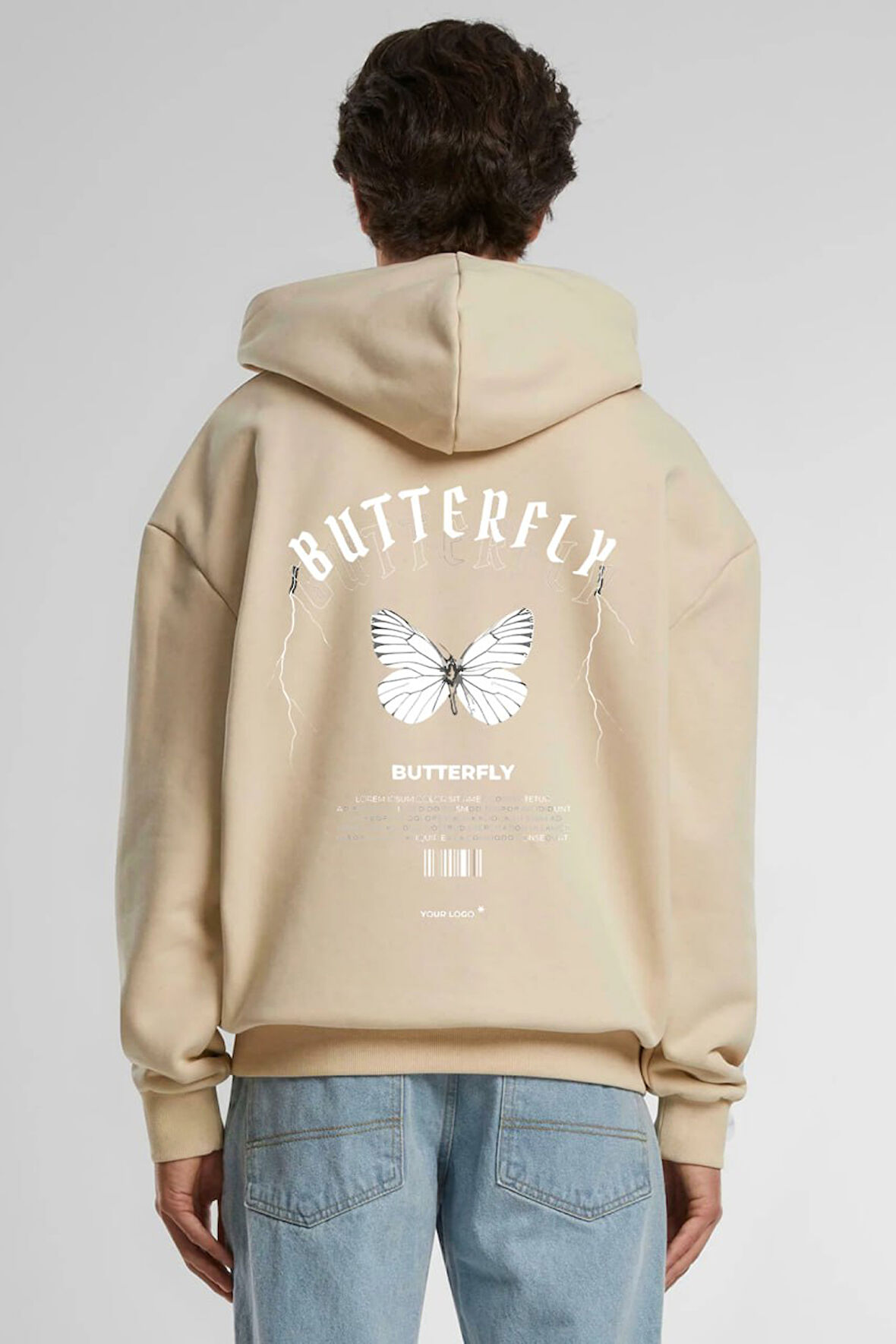 Baskılı Kapşonlu Sweatshirt FM1.7BJA