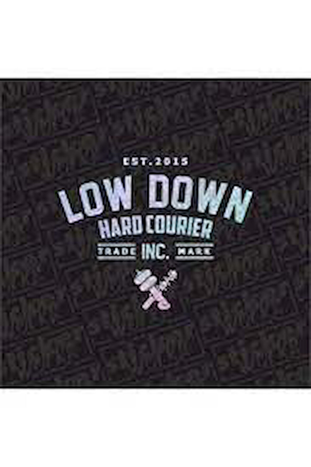 Low Down Hard Courier Arka Cam Yeni Süper Hologram Oto Sticker