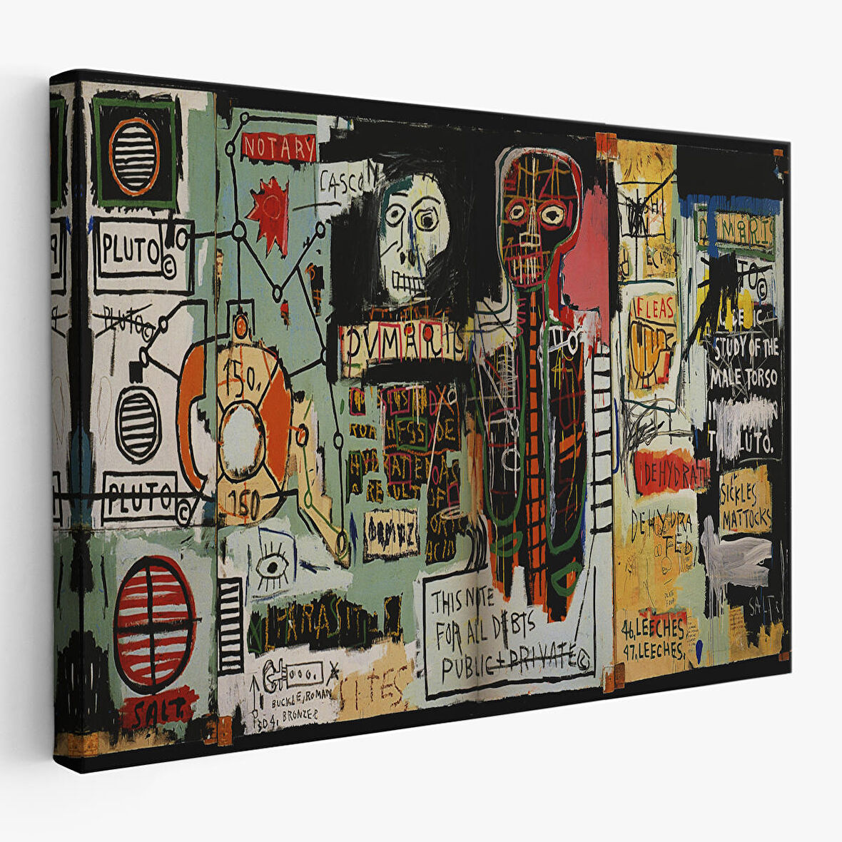 Jean Michel Basquiat Notary Kanvas Tablo-5002