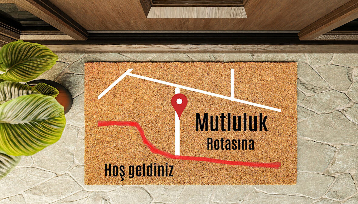 Kapı Önü Paspası Özel Tasarım Koko Model Rota PK-1581